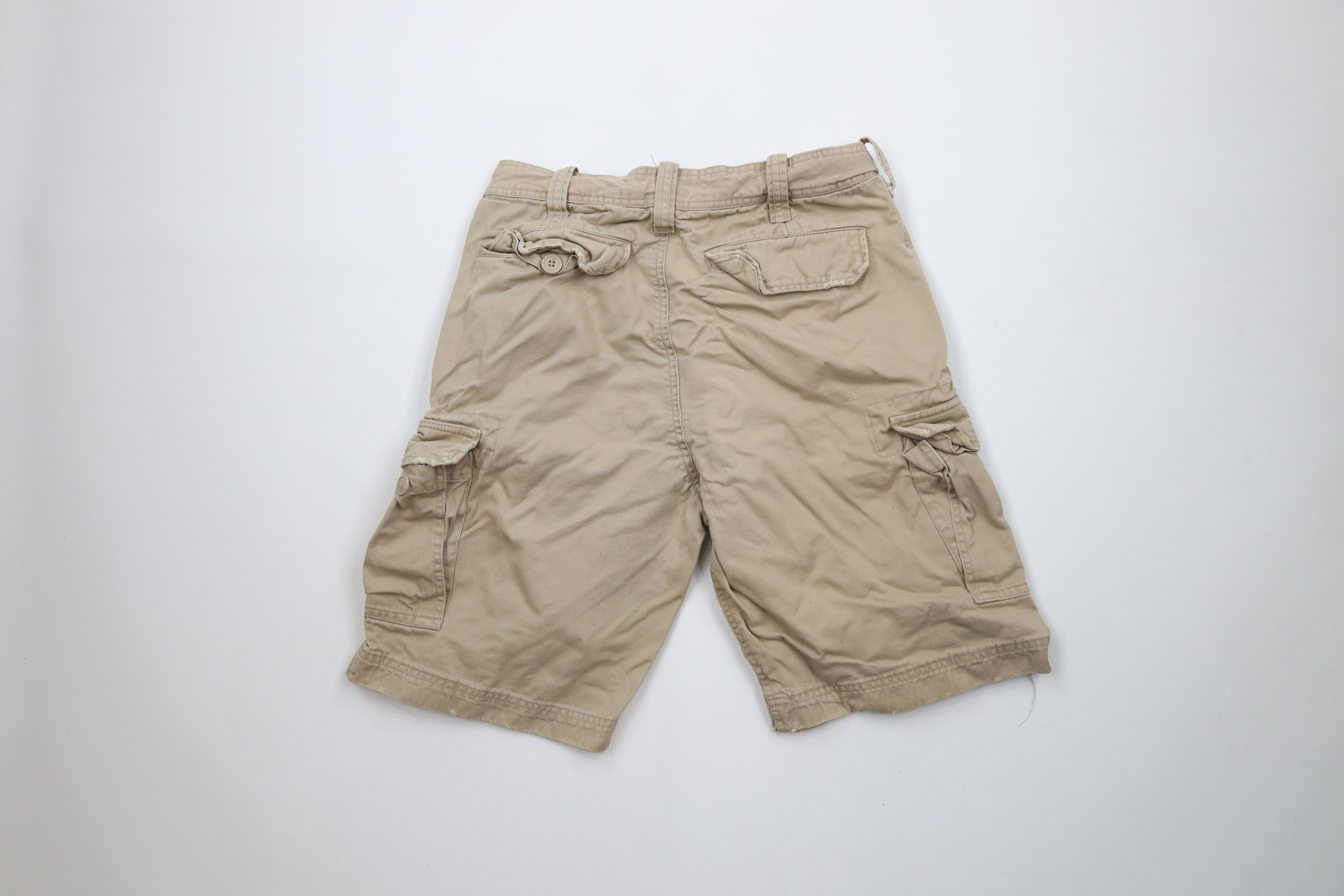 Abercrombie & Fitch × Vintage Vintage 90s Y2K Abercrombie & Fitch Heavyweight Cargo Shorts Size US 32 / EU 48 - 12 Thumbnail