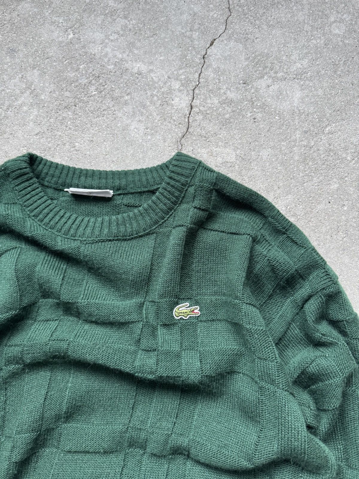 Lacoste Vintage Lacoste Knit Wool Sweater Size US L / EU 52-54 / 3 - 7 Thumbnail