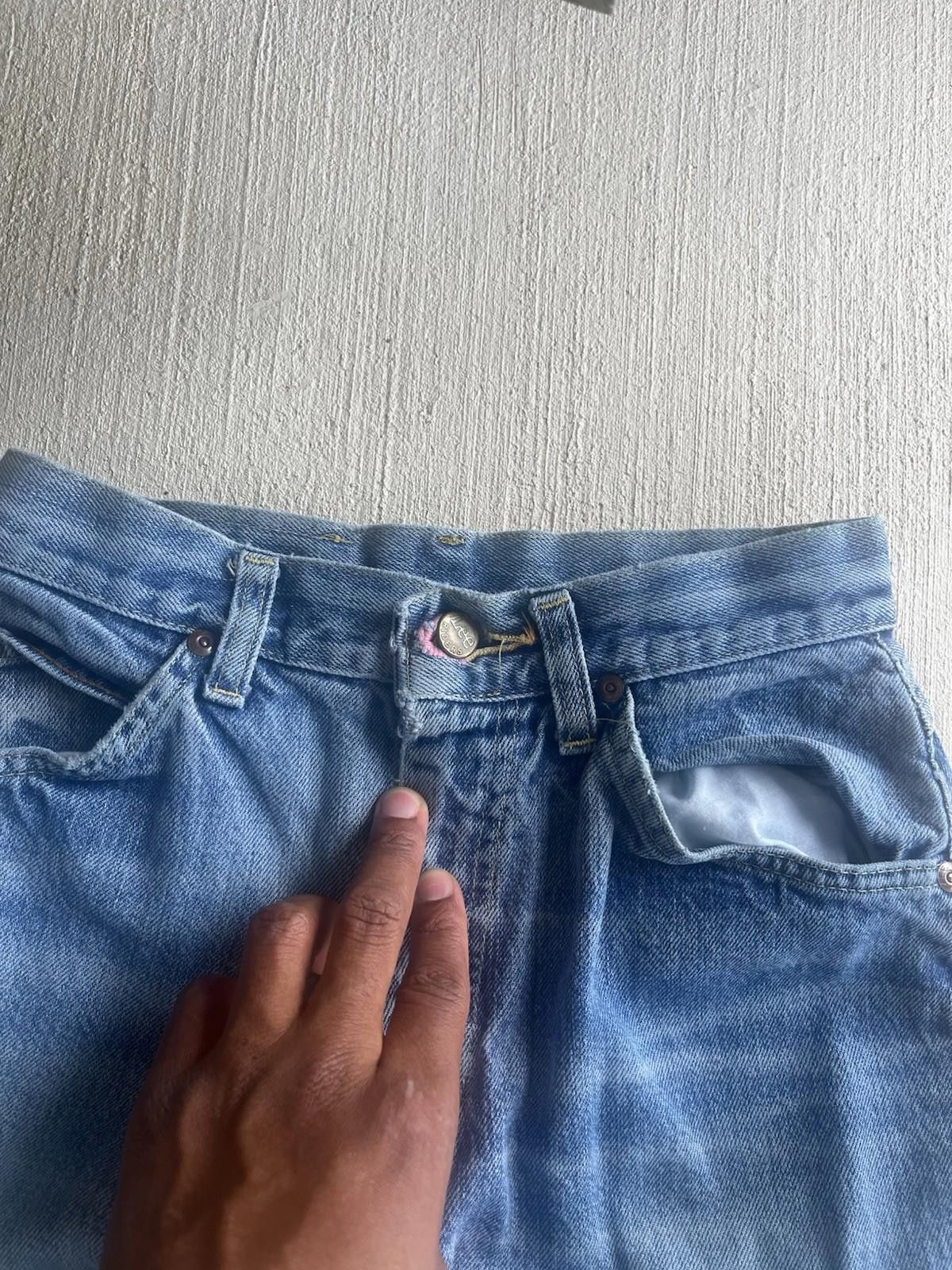 Lee Vintage 80s Lee's Denim Talon Zipper Jeans Women Size 26 Size 26" / US 2 / IT 38 - 3 Thumbnail