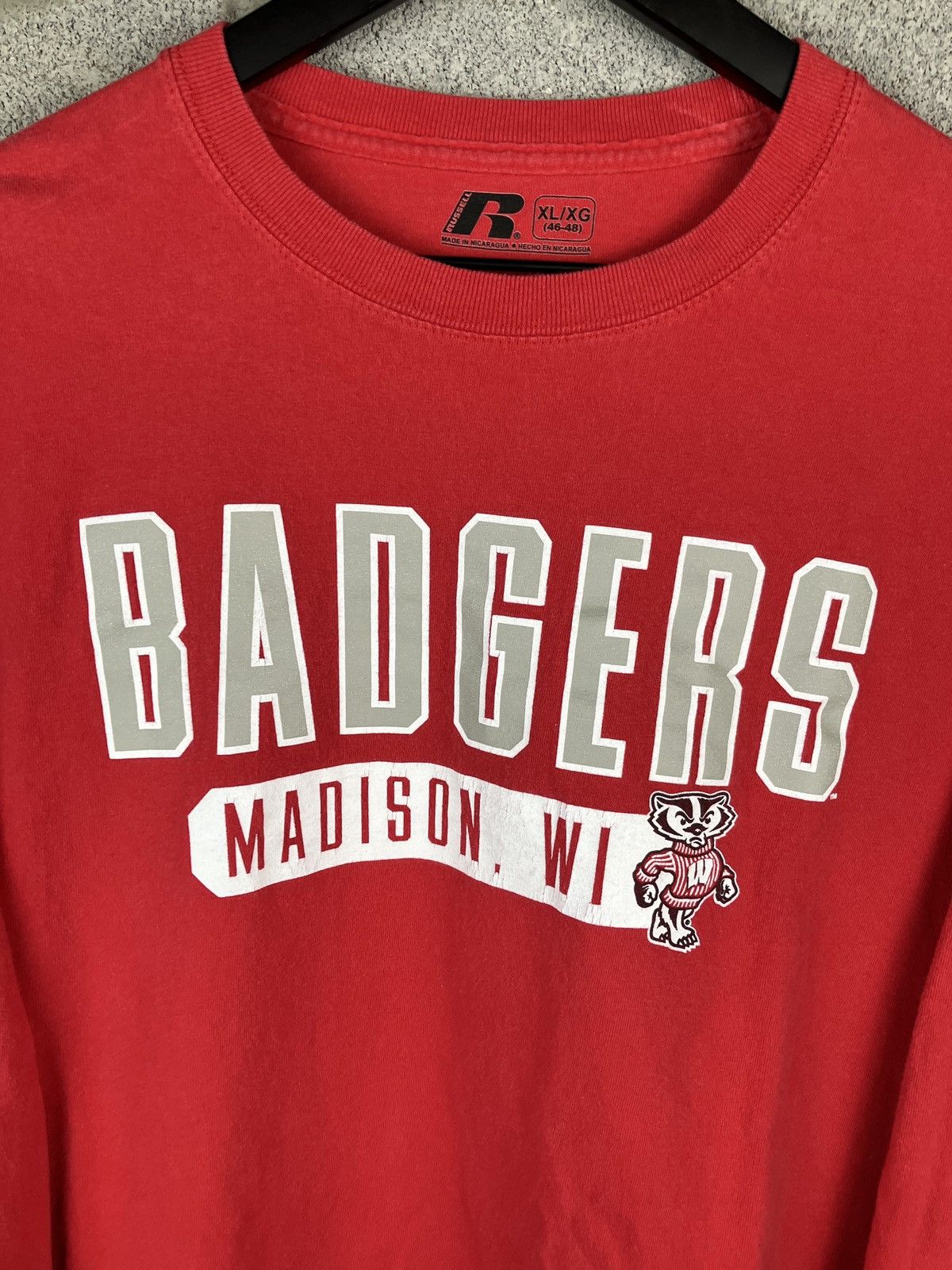 Vintage Vintage Wisconsin Badgers Long Sleeve Graphic Tee Size US XL / EU 56 / 4 - 3 Thumbnail