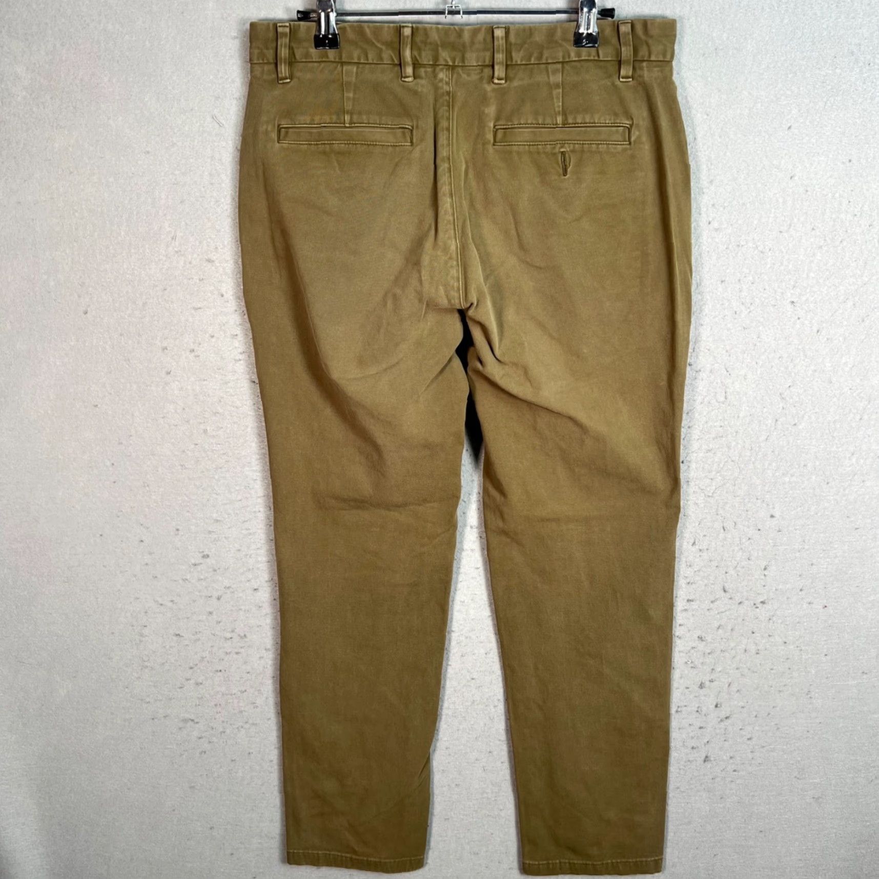 Everlane VINTAGE Everlane Slim Fit Khaki Pants Mens 31 Regular Brown Cotton Blend Slim Front 28in Inseam Preppy Mens Size US 31 - 2 Thumbnail