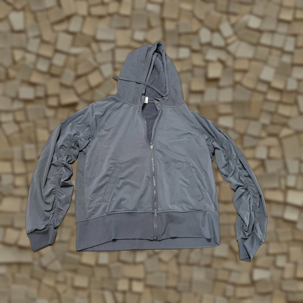 Athletic Works Athletic Works Hoodie Womens Size Large Gray Full Zip Size L / US 10 / IT 46 - 1 Thumbnail