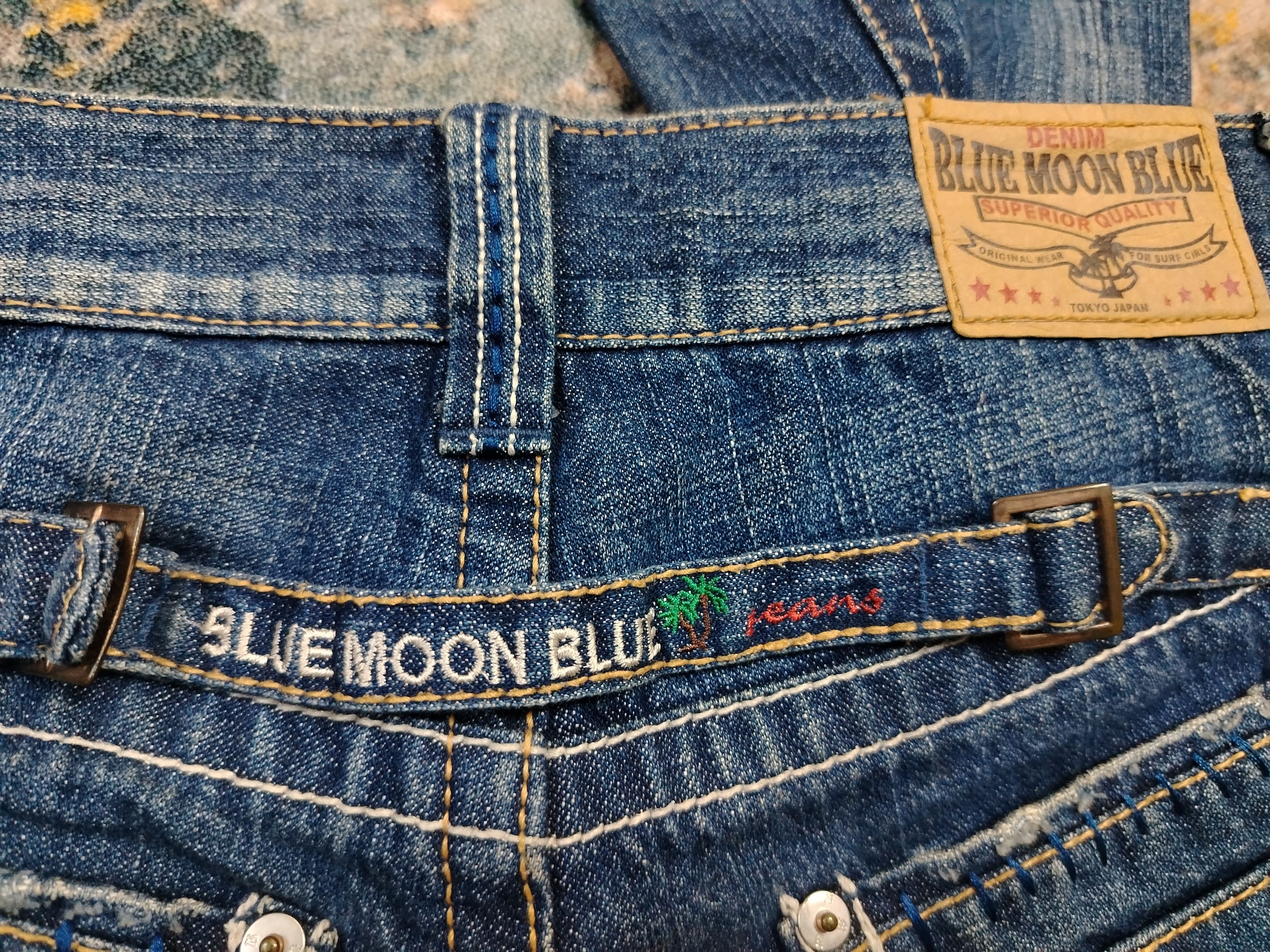 Designer Blue Moon Blue jeans hawaii Size 30" / US 8 / IT 44 - 5 Thumbnail