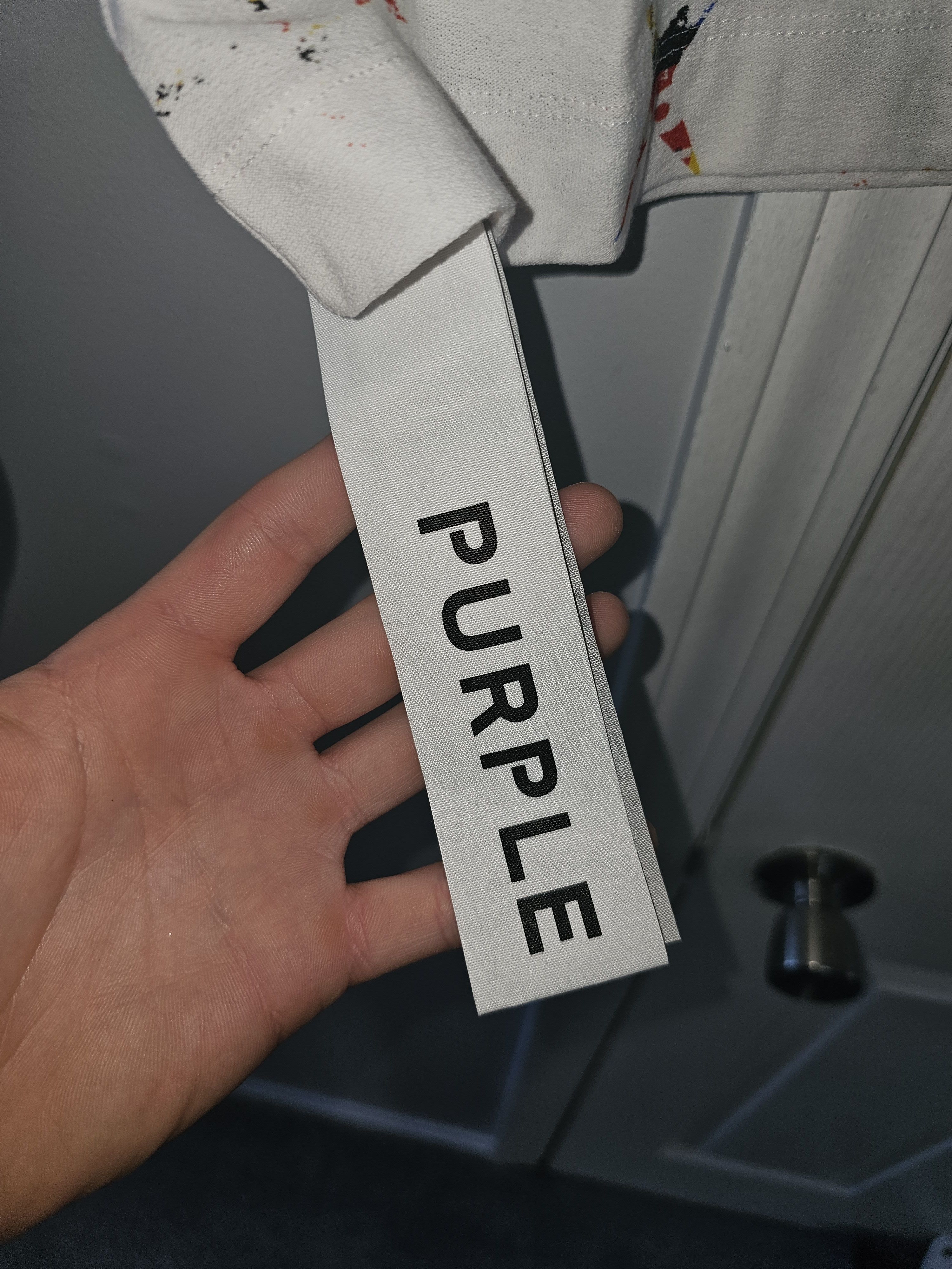 Purple Purple OffWhite Textured Jersey Size US XS / EU 42 / 0 - 2 Thumbnail