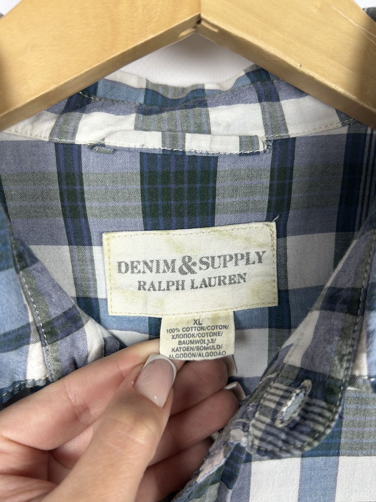 Denim & Supply Ralph Lauren Denim & Supply Ralph Lauren Plaid Military Shirt Men’s Sz XL Size US XL / EU 56 / 4 - 6 Thumbnail