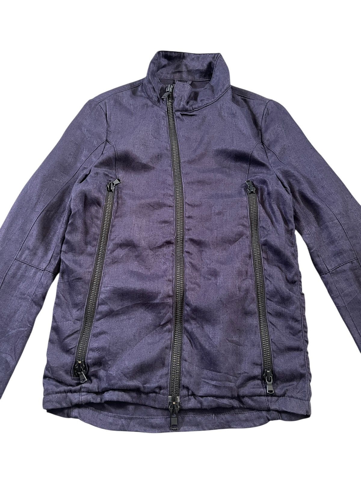 Designer × Japanese Brand × RIPVANWINKLE Rip Van Winkle Zipper Linen Jacket Size US S / EU 44-46 / 1 - 7 Thumbnail