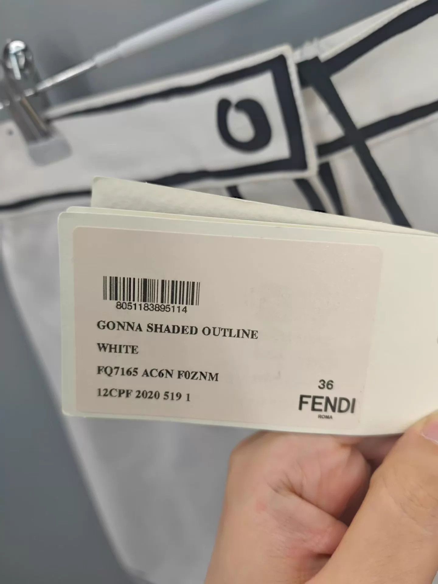 Fendi Fendi Comic Line Logo Skirt 36 Size 25" / US 0 / IT 36 - 6 Thumbnail