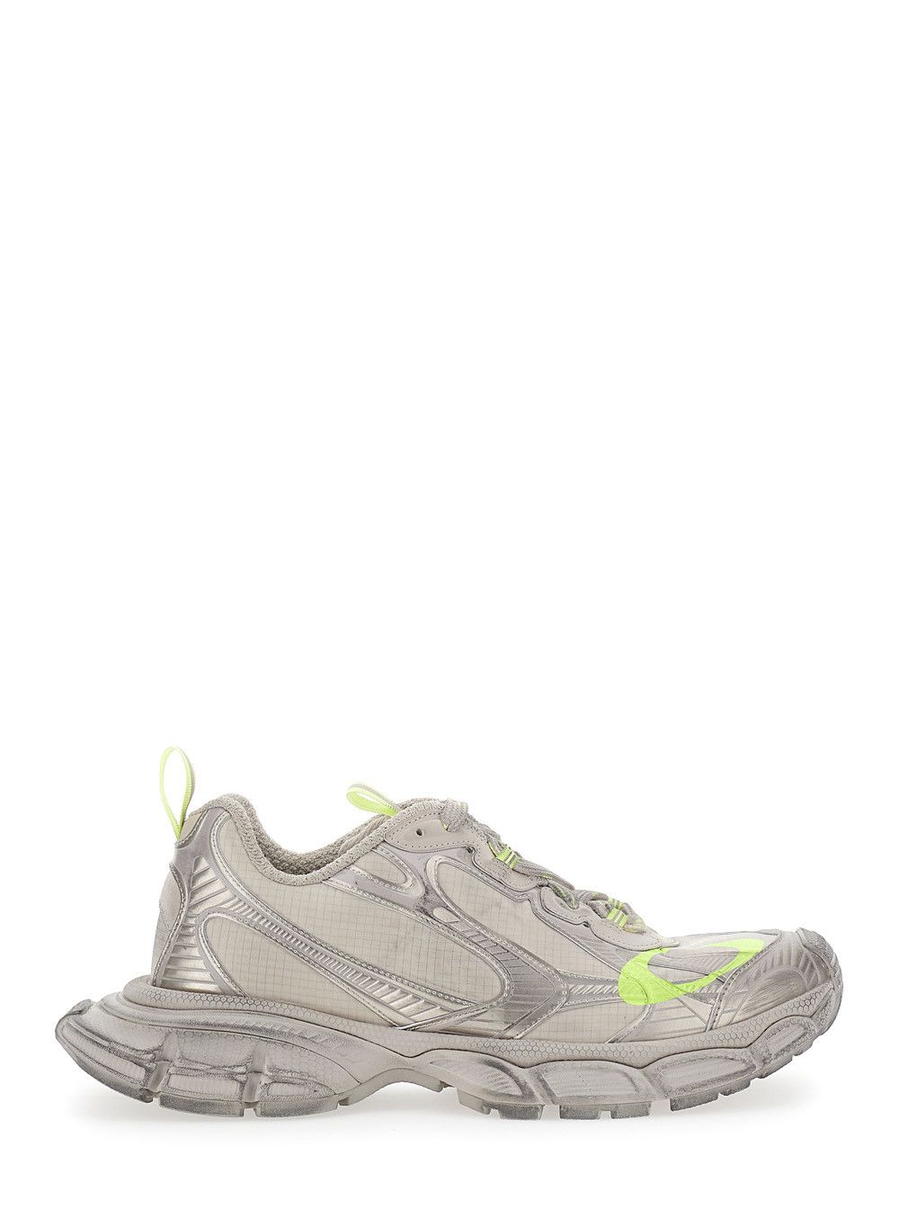 Balenciaga '3XL' Beige Low Top Sneakers with Logo Detail in Tech Fabric Man Size US 10 / EU 43 - 1 Thumbnail