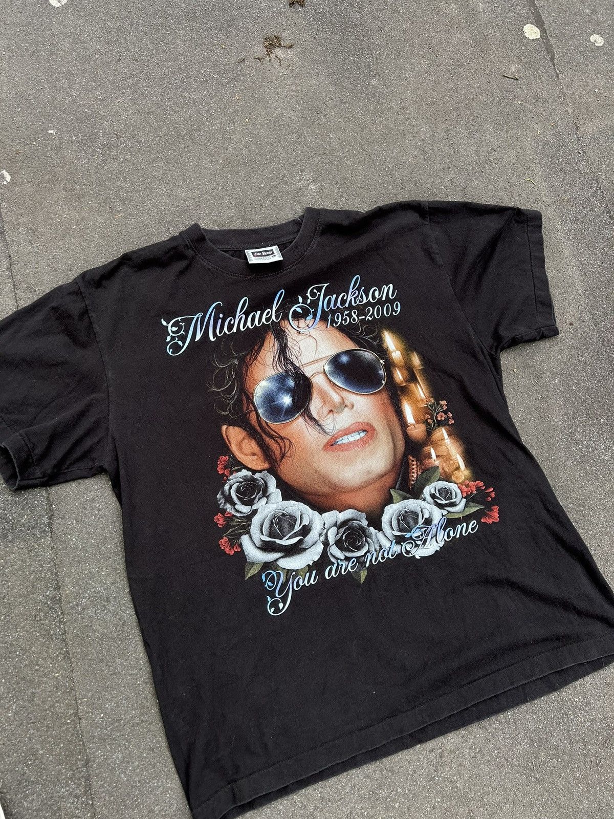 Vintage Michael Jackson 90’s Single Stitch The Roxx T-Shirt Size US XL / EU 56 / 4 - 1 Thumbnail
