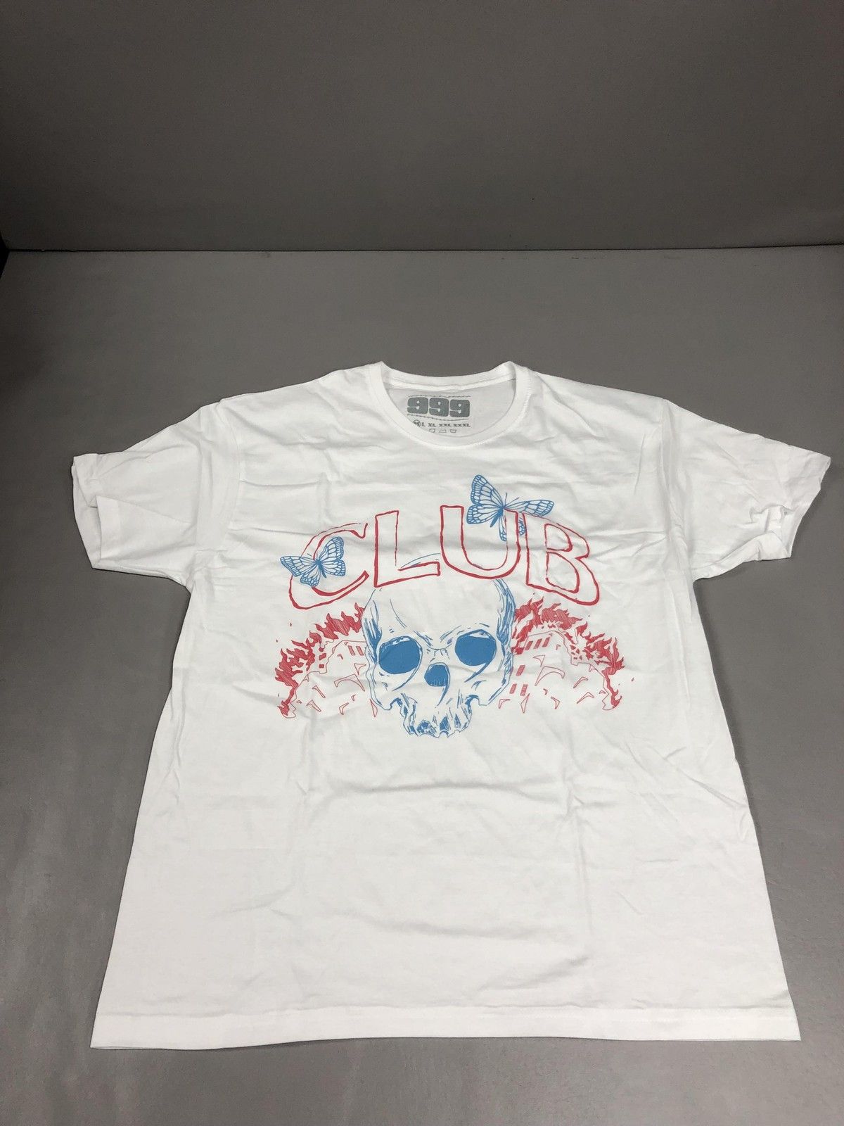 999 Club 999 Club Juice WRLD White T Shirt Skull Butterflies Size US XL / EU 56 / 4 - 3 Thumbnail