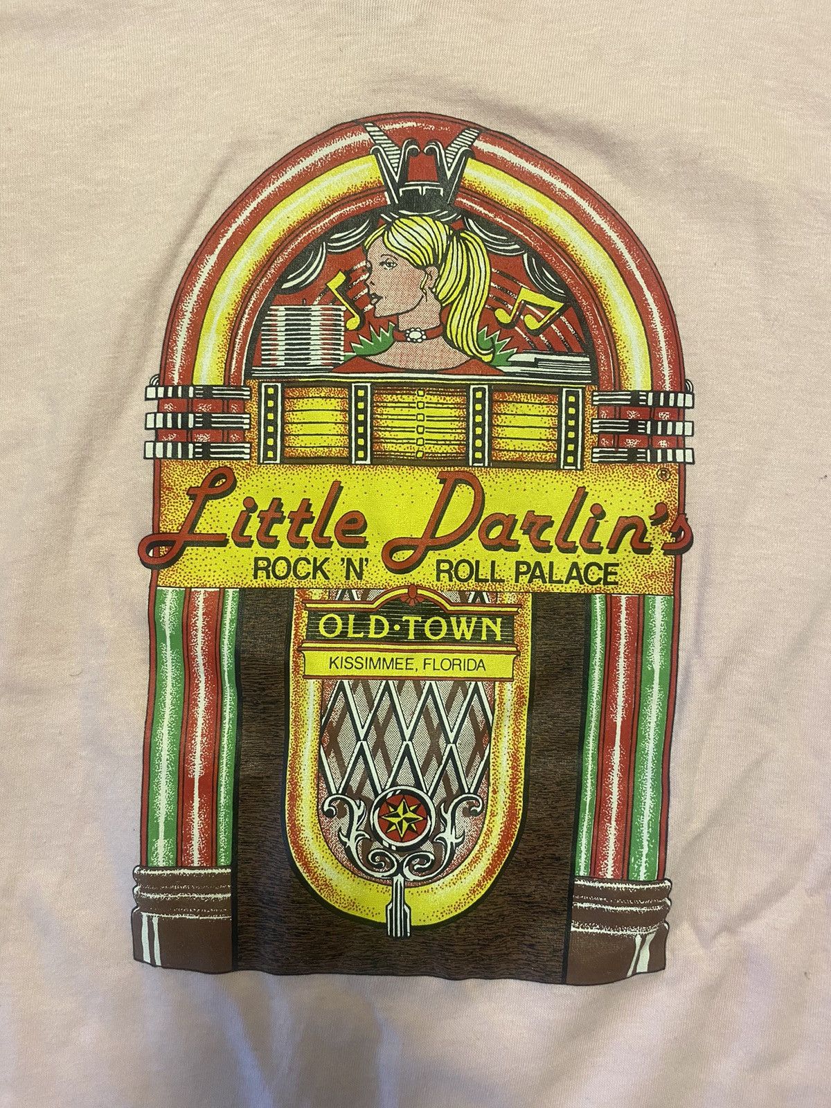 Hanes × Vintage Vintage Little Darlings Rock and Roll Palace Shirt Size S / US 4 / IT 40 - 4 Thumbnail