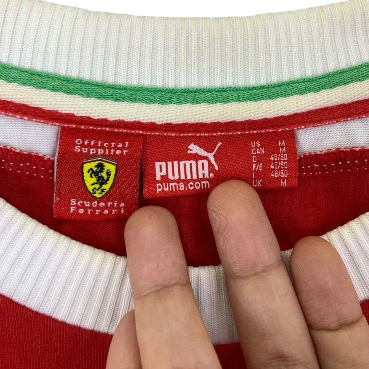 Ferrari × Puma SCUDERIA FERRARI x PUMA Official Product Tee Shirt Top Super Size US M / EU 48-50 / 2 - 7 Thumbnail