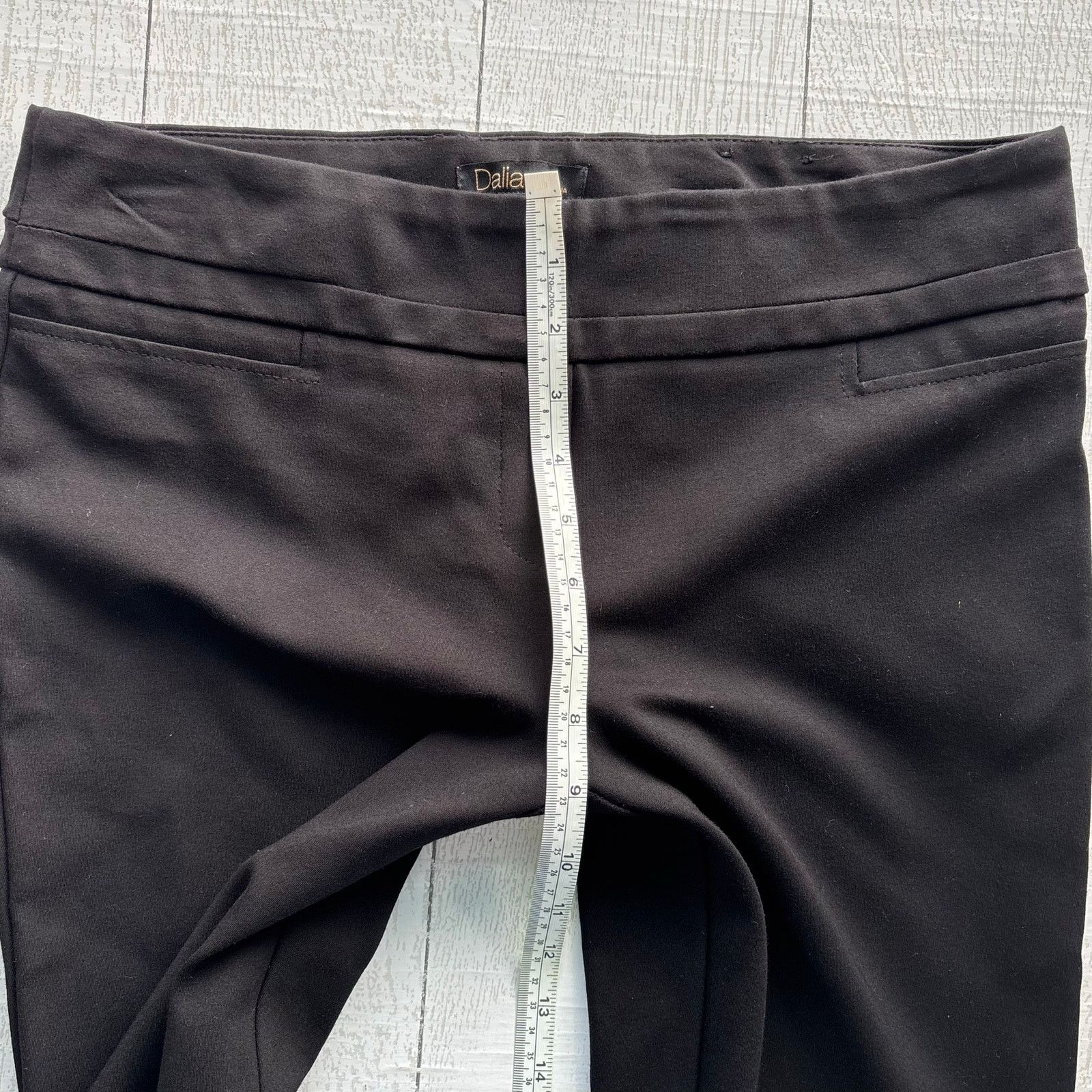 Other Dalia Black Pull-On Ankle Pants Size 8 Size 30" / US 8 / IT 44 - 4 Thumbnail