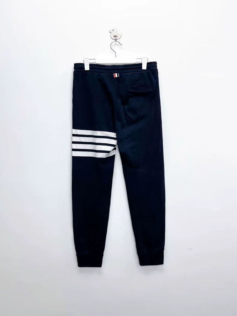 Thom Browne Thom Browne size2 Blue knit sports trousers Size US 27 - 2 Thumbnail