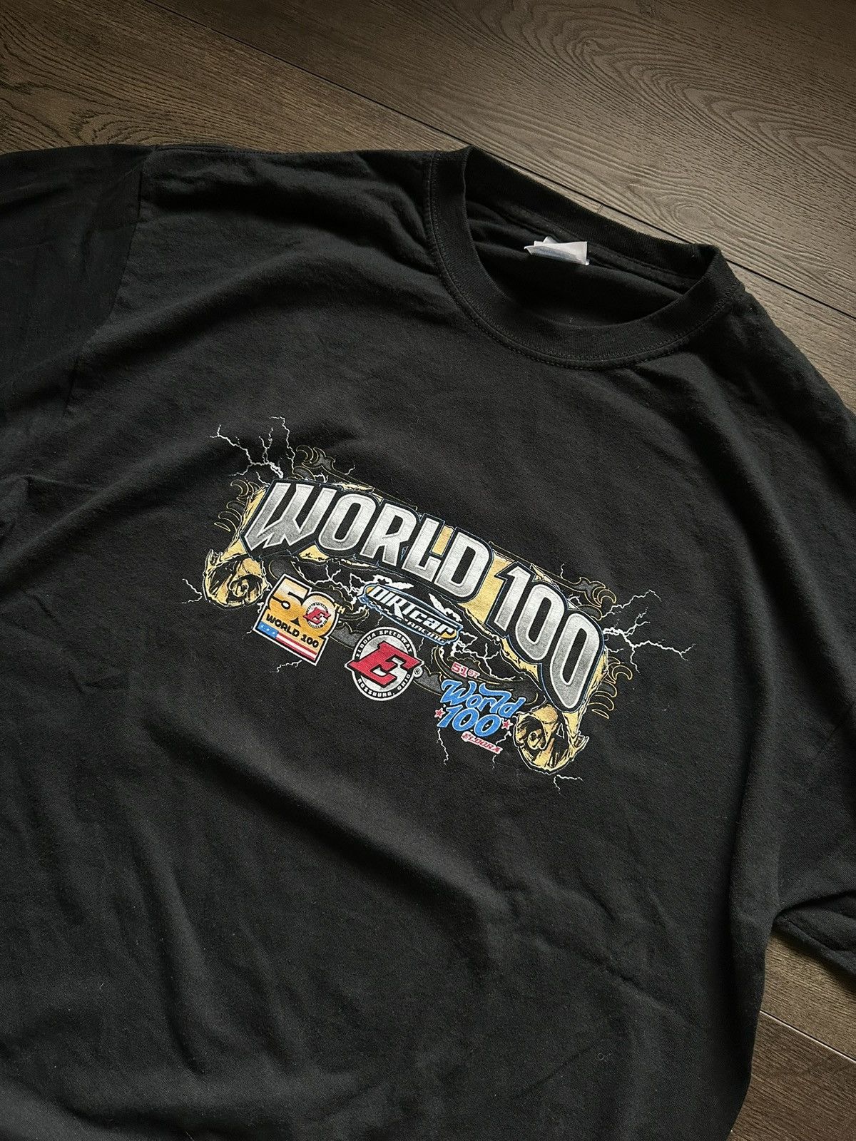 Vintage Vintage Racing T Shirt Size US XL / EU 56 / 4 - 4 Thumbnail