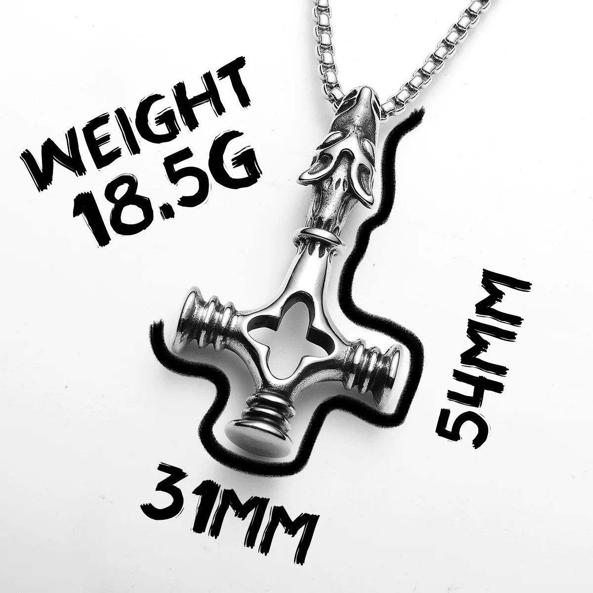 Other Wolf Cross Pendant Accessories Necklace Gifts Size ONE SIZE - 8 Thumbnail