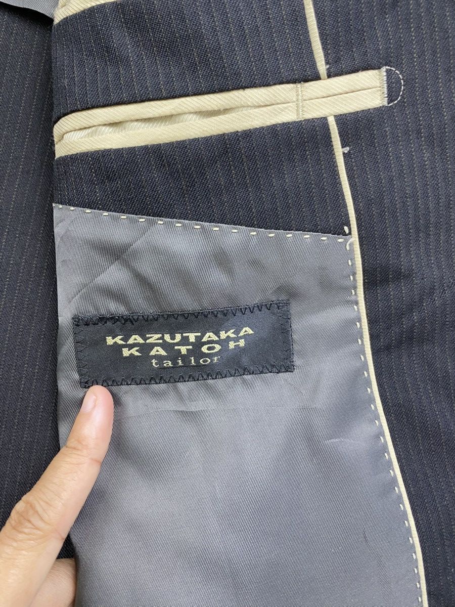 Issey Miyake × Tete Homme × Vintage Vintage Tete Homme By Kazutaka Katoh Harringbone Blazer Size US M / EU 48-50 / 2 - 9 Thumbnail
