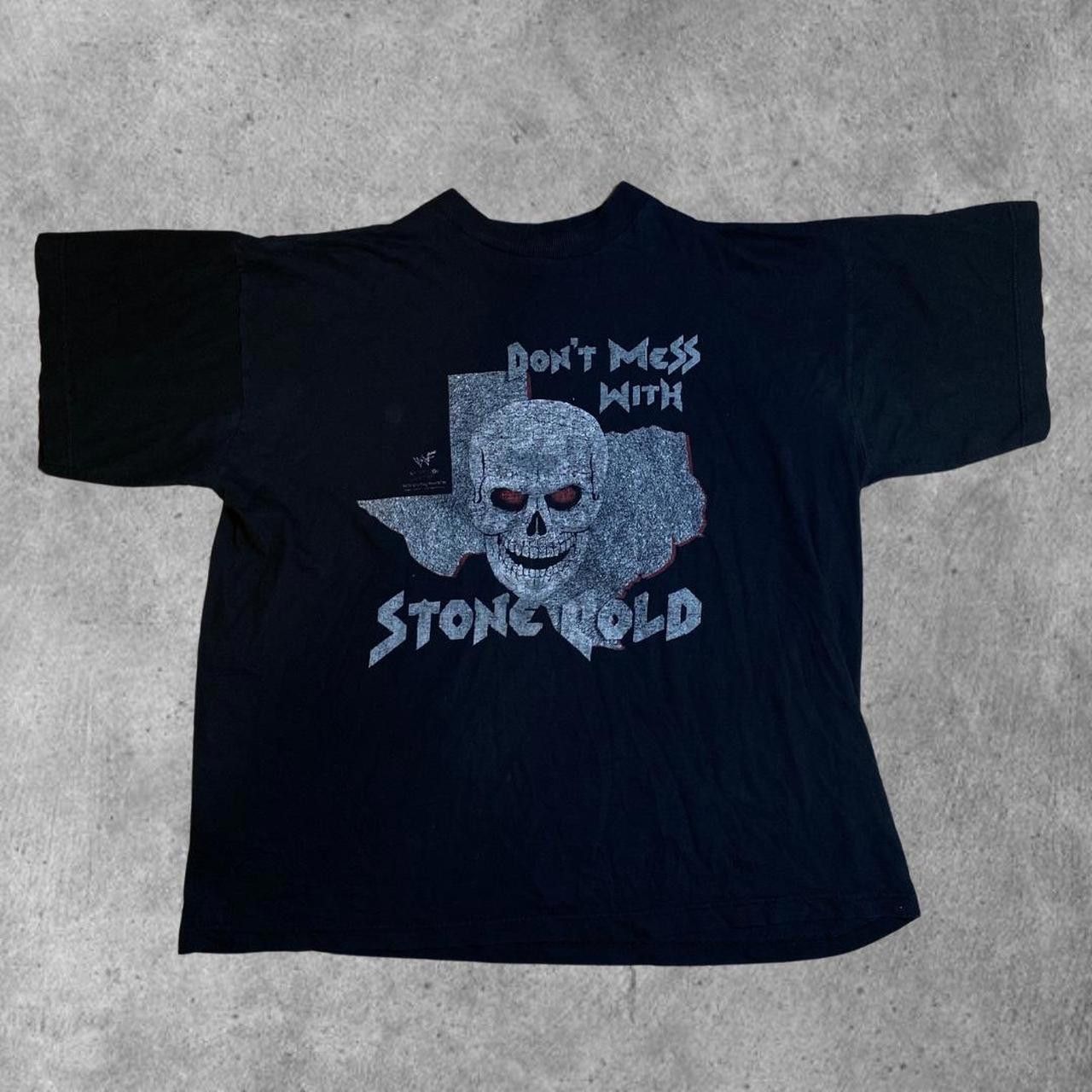 Designer Vintage WWF Stone Cold Tee Size US L / EU 52-54 / 3 - 1 Thumbnail