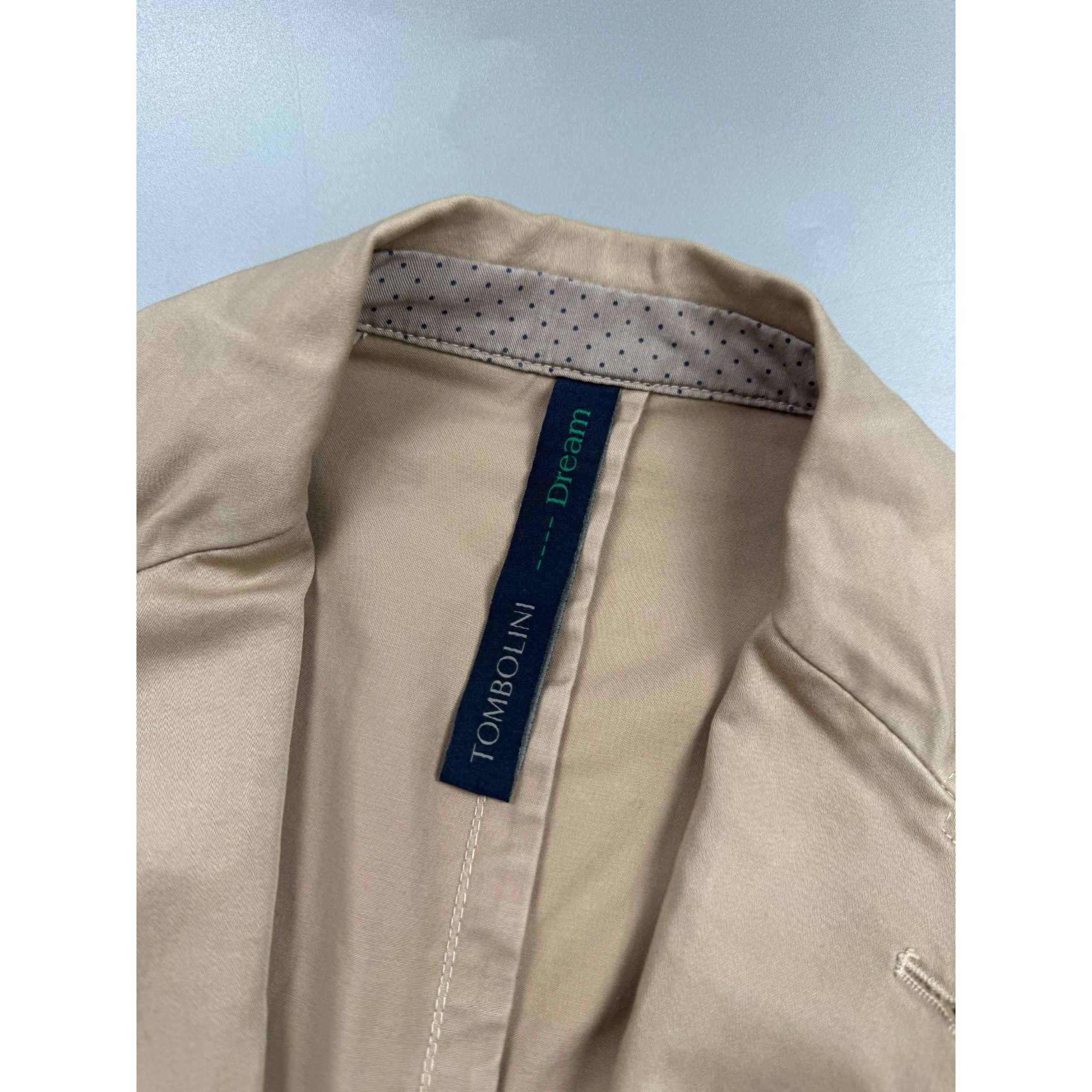 Tombolini Tombolini Cotton Twill 2 Button Blazer (Y1225) Size 40R - 6 Thumbnail