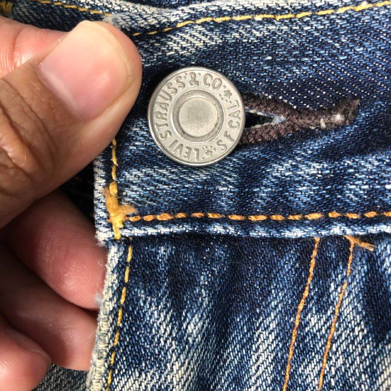 Levi's × Vintage Vintage Levis 503 Distressed Denim Size US 29 - 7 Thumbnail