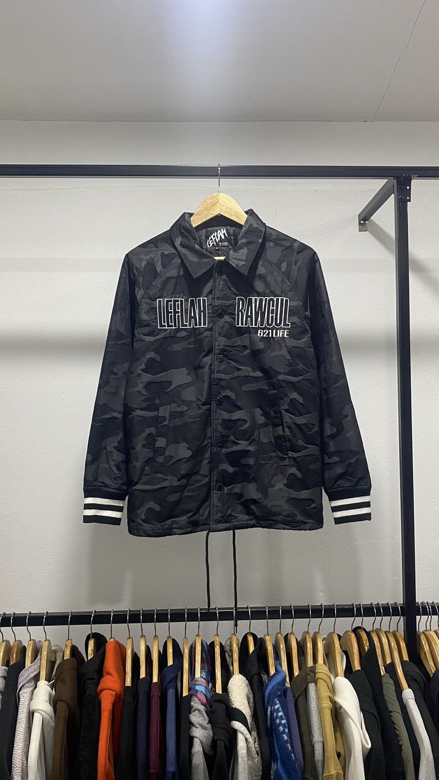 Japanese Brand Leflah 3D Camo Coach Jacket Size US S / EU 44-46 / 1 - 1 Thumbnail