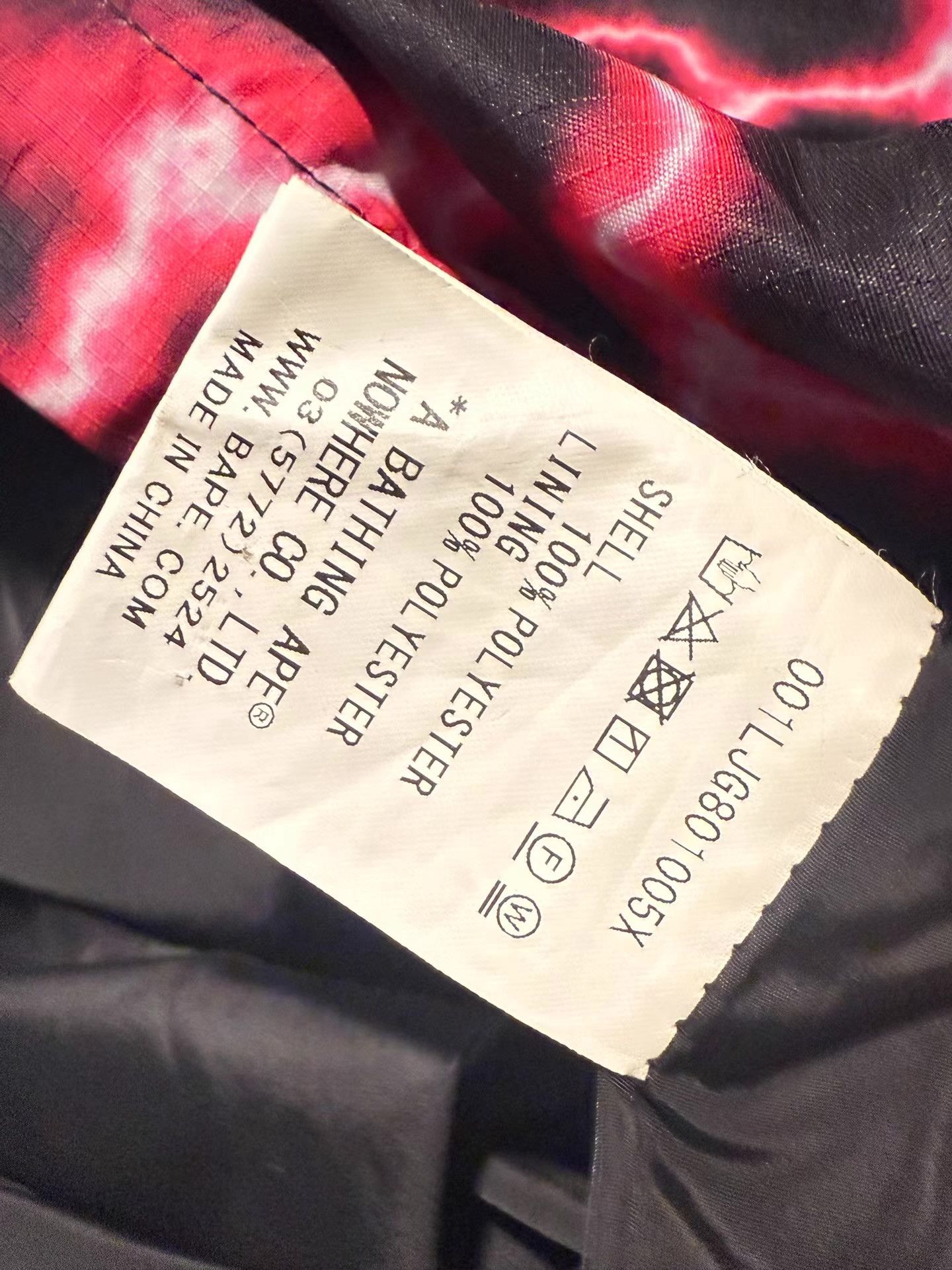 Bape BAPE FW20 Lightning Ape Windbreaker Ｑ20 Size US L / EU 52-54 / 3 - 5 Thumbnail