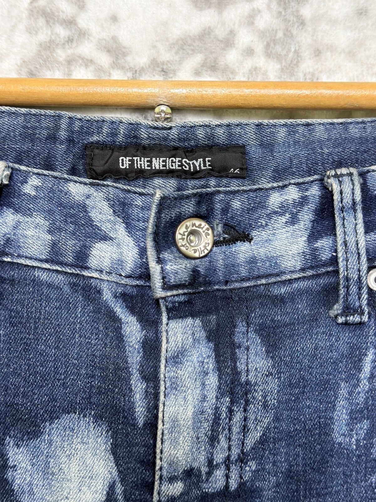 Hysteric Glamour Neige Style Acid Wash Skinny Punk Archive Denim Jeans Size US 31 - 8 Thumbnail