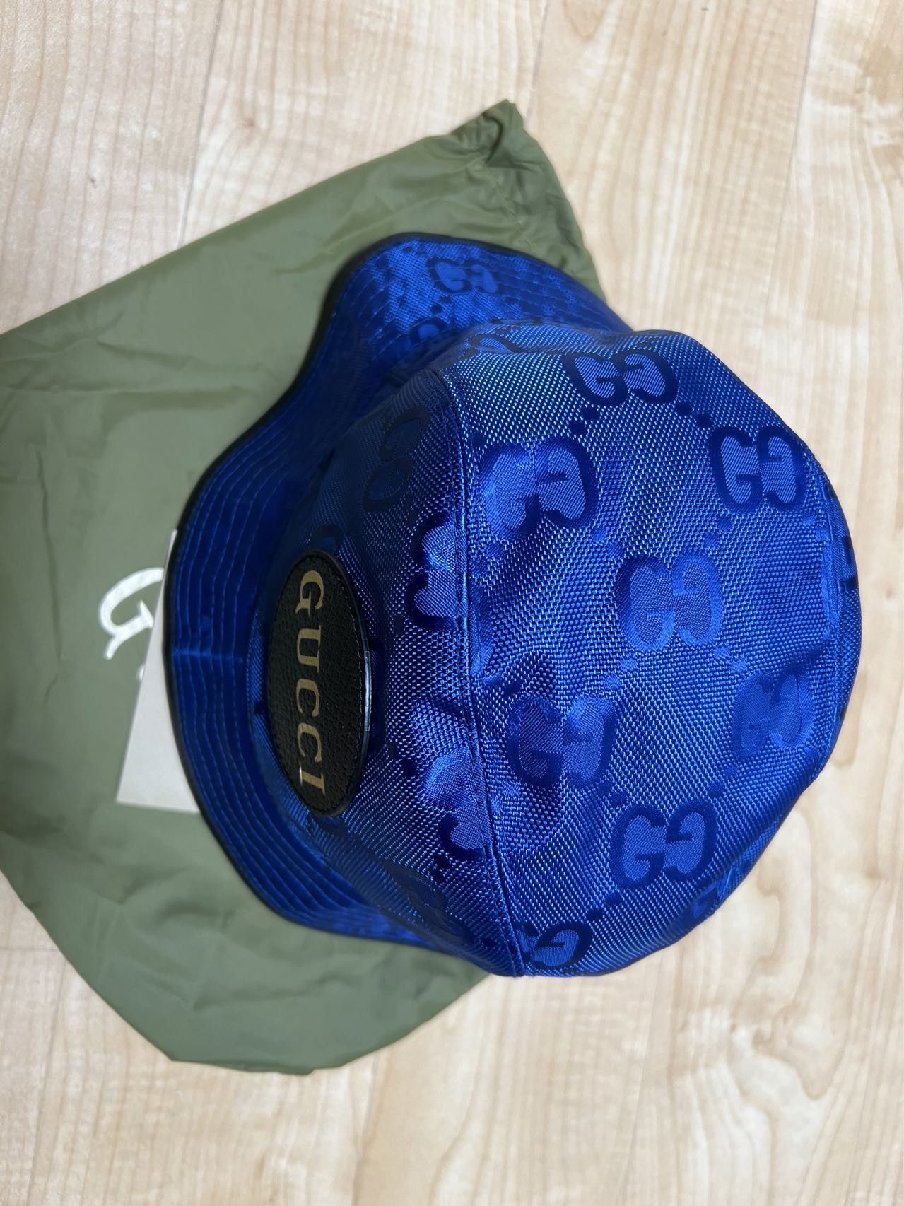 Gucci Gucci Off The Grid Bucket Hat Blue Size ONE SIZE - 1 Thumbnail