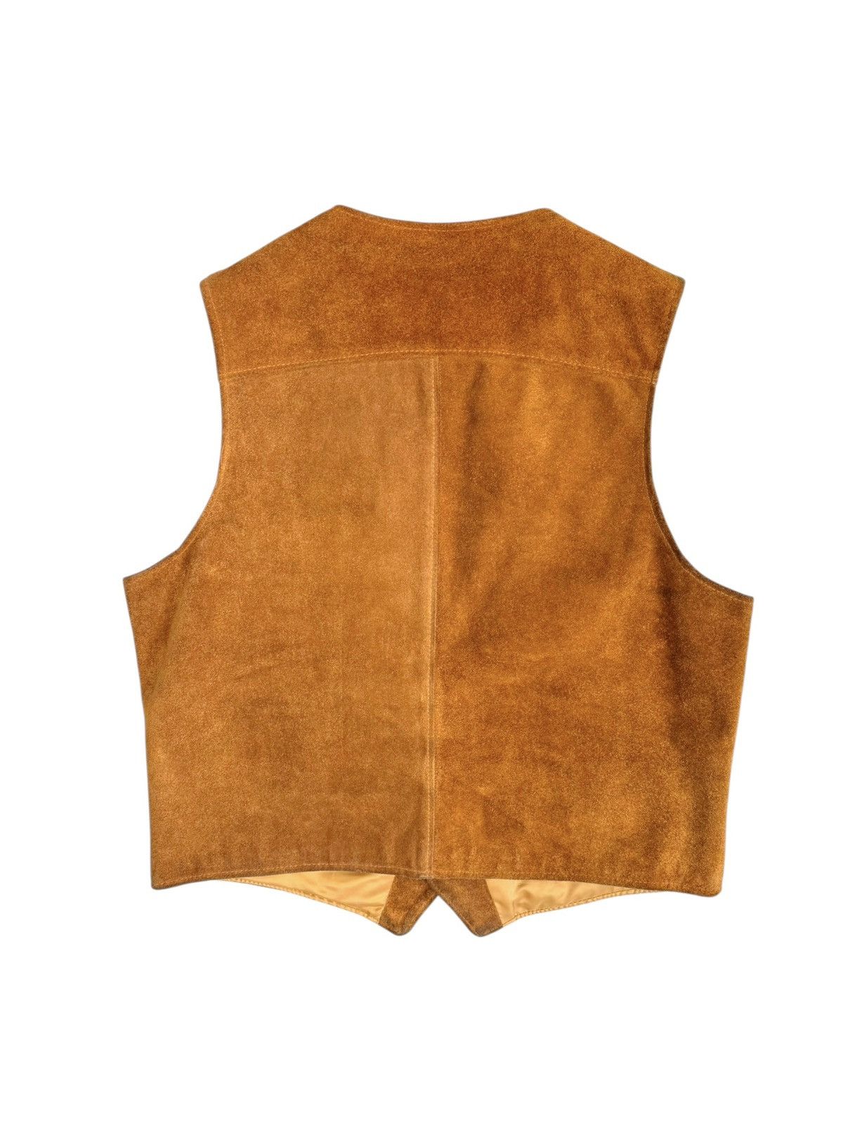 Schott Vintage Usa Schott Leater Suede vest Western Biker style Size US L / EU 52-54 / 3 - 2 Thumbnail