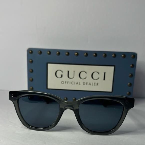 Gucci 💯 - New Authentic Gucci GG1116S 003 51 Men's Sunglasses","d Size ONE SIZE - 7 Thumbnail