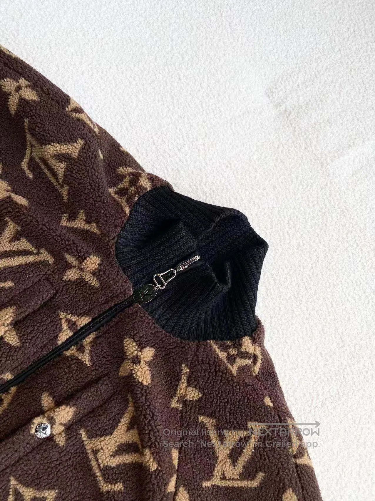Louis Vuitton Louis Vuitton Wearing a printed teddy jacket on both sides Size 4XL / US 24-26 - 6 Thumbnail