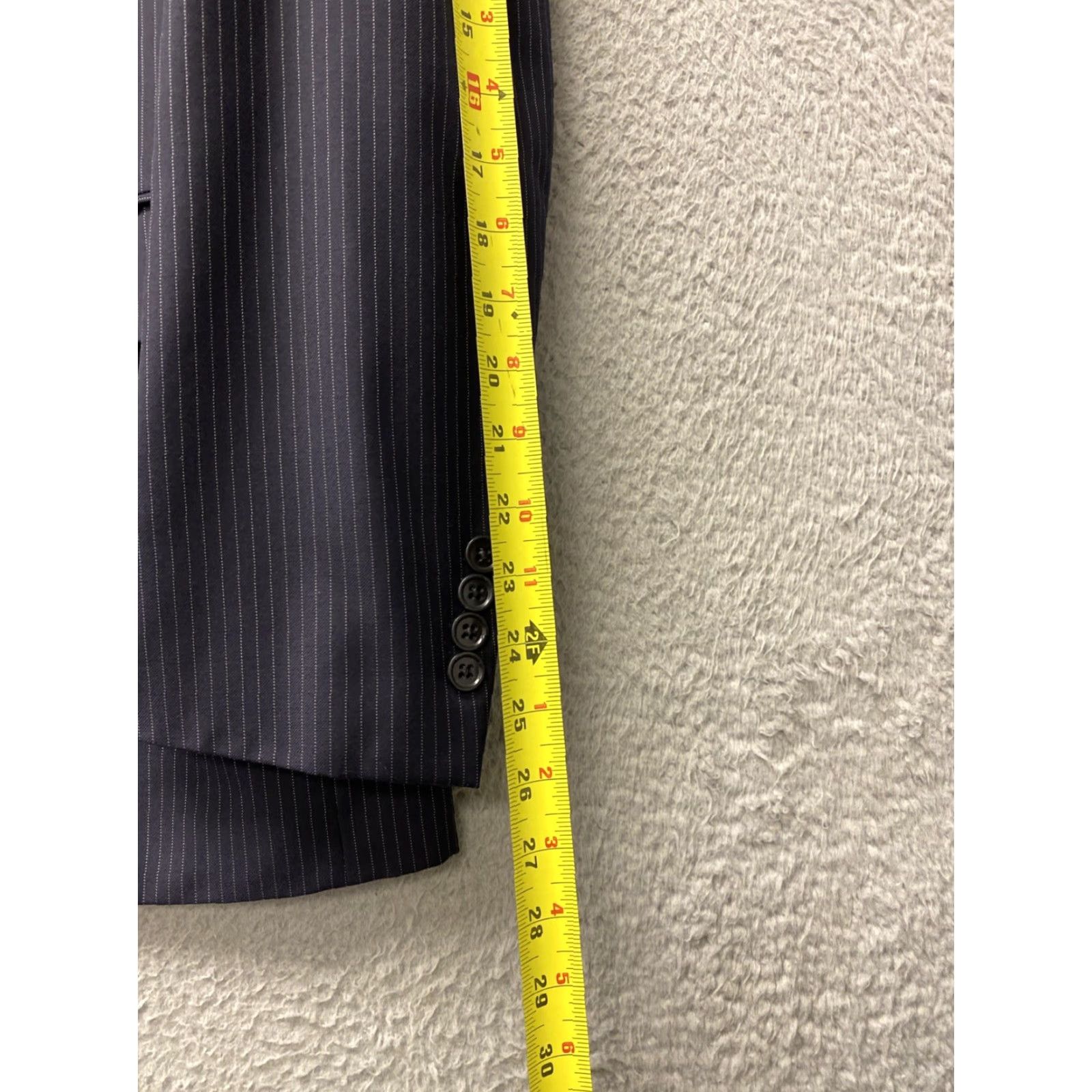 Polo Ralph Lauren Ralph Lauren Blazer Men’s 42R Striped Black Wool 160-4 Size 42R - 5 Thumbnail
