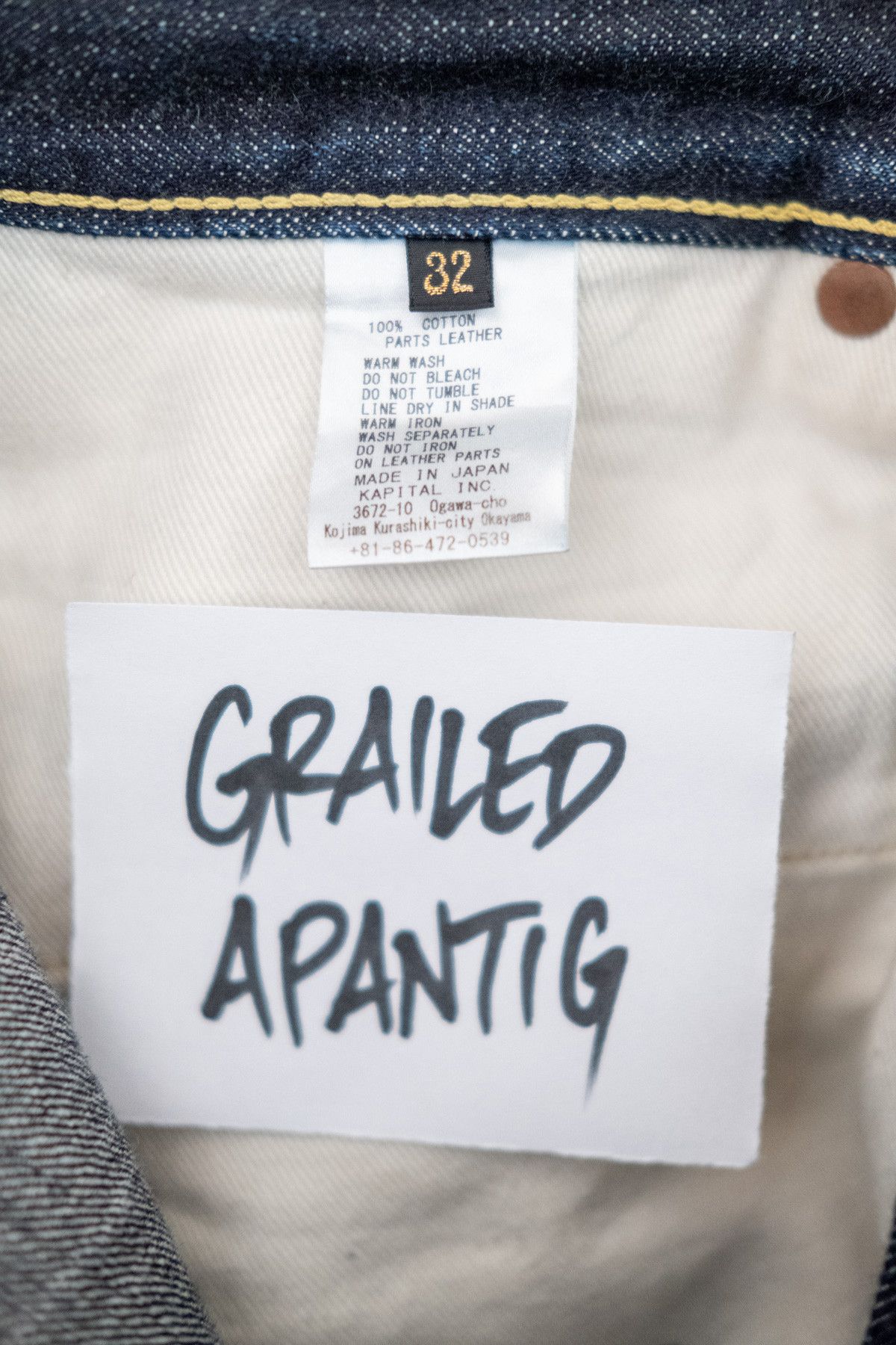 Kapital Kapital 14oz Denim 5P Monkey Cisco Size US 32 / EU 48 - 5 Thumbnail