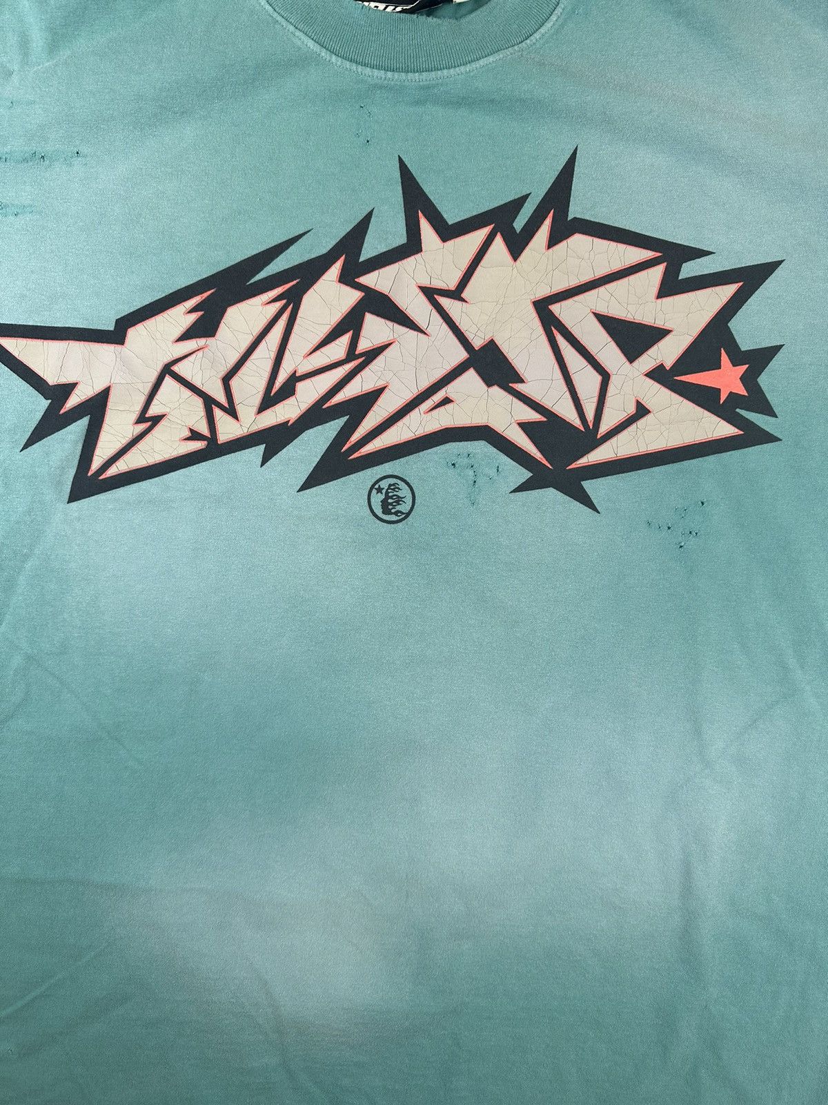 HELLSTAR Hellstar Sample Cracked Print T-shirt 3XL Size US XXL / EU 58 / 5 - 2 Thumbnail