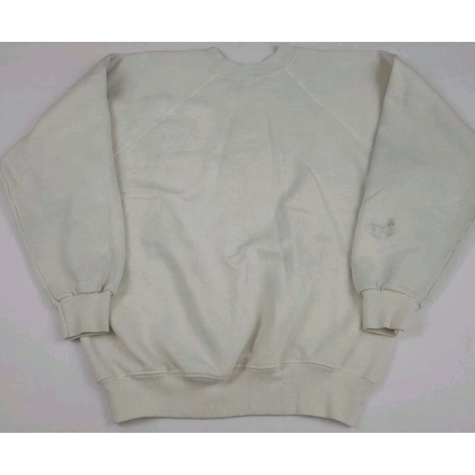 Hanes Vintage Disney Mickey Mouse Sweatshirt Cartoon Florida White USA 80s Worn Size US XS / EU 42 / 0 - 5 Thumbnail