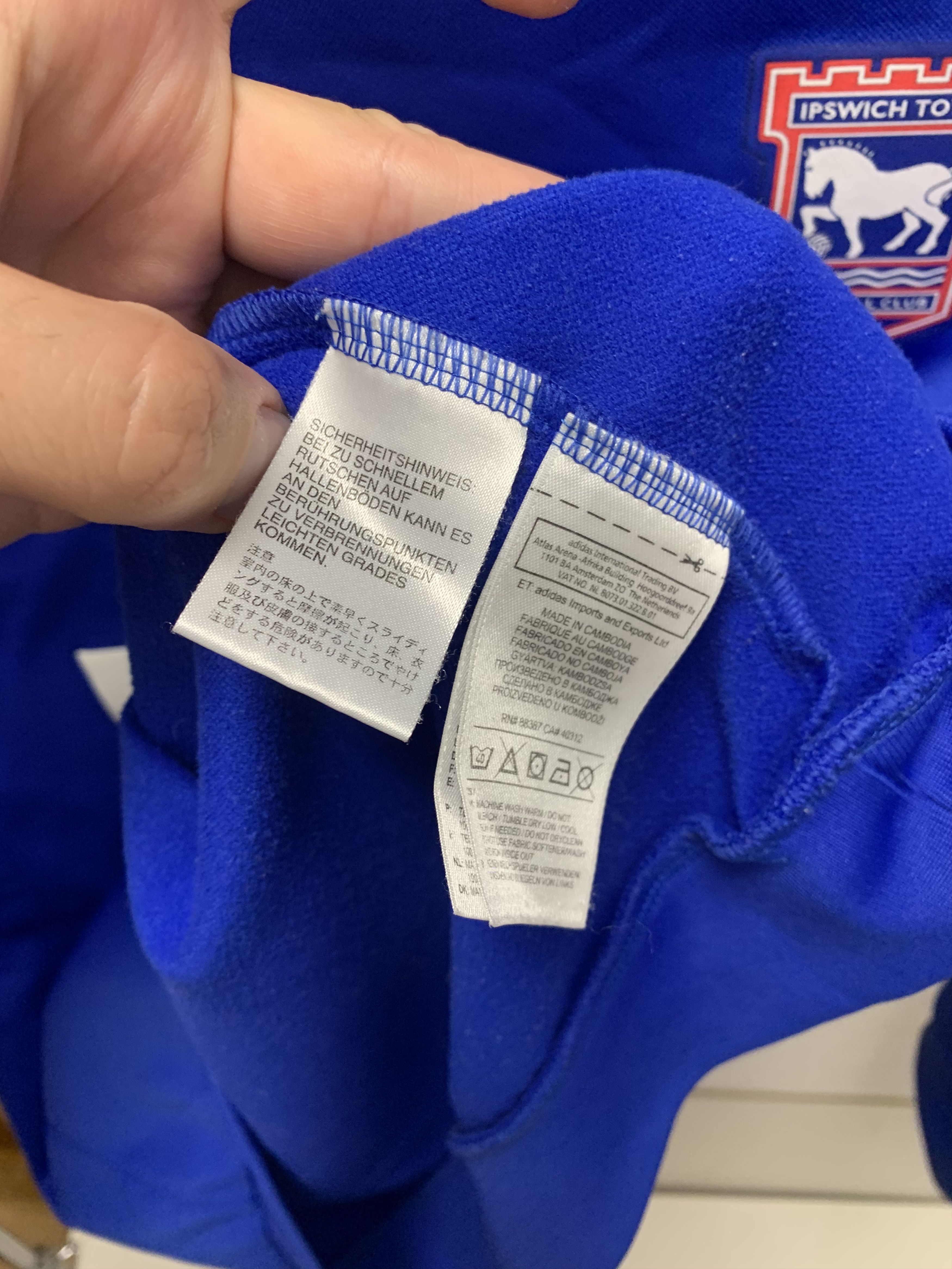 Adidas Ipswich town Adidas soccer sweatshirt Xl sz Size US XL / EU 56 / 4 - 7 Thumbnail