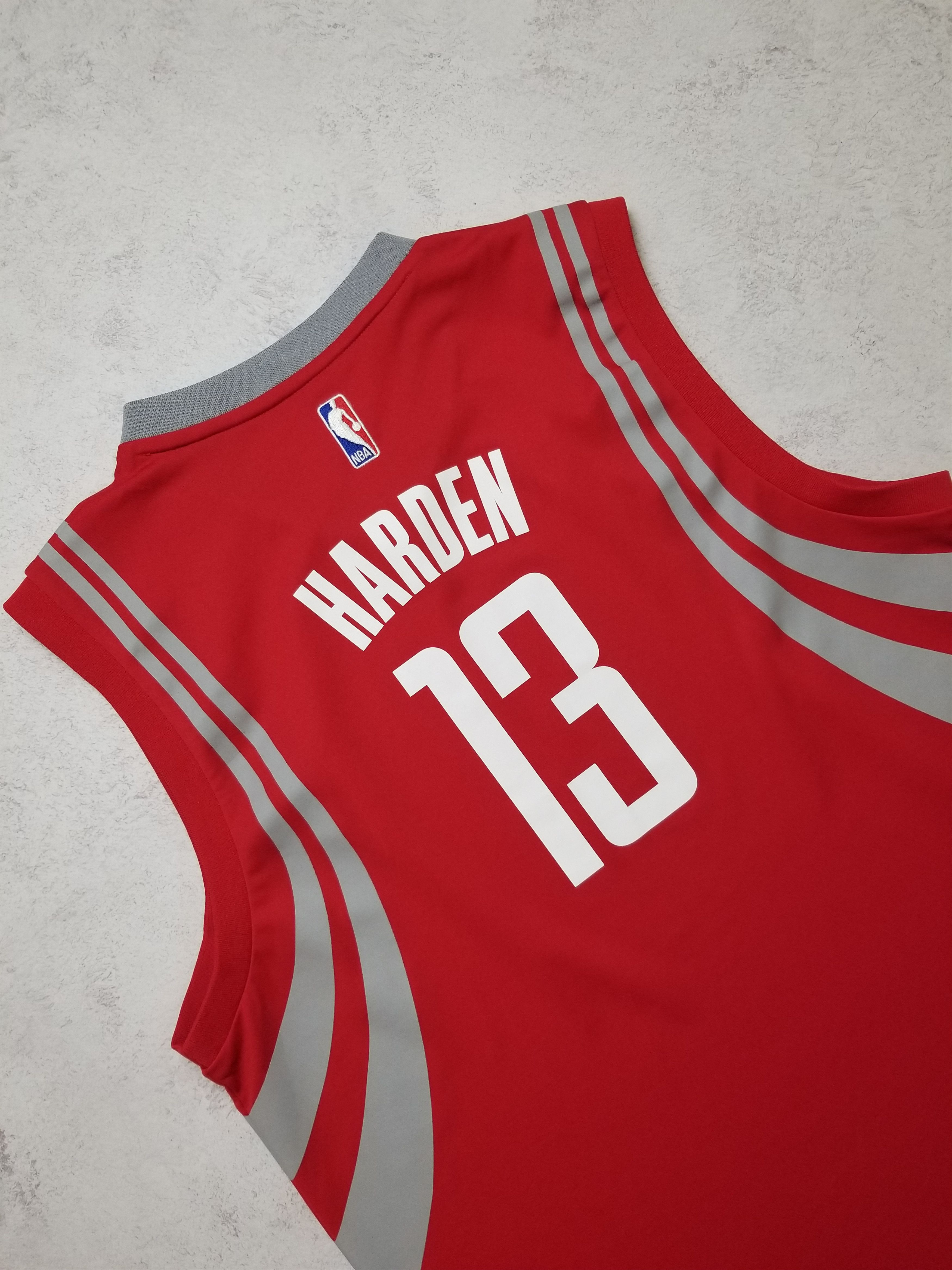 Adidas Adidas Houston Rockets #13 James Harden Red Jersey Size US L / EU 52-54 / 3 - 8 Thumbnail