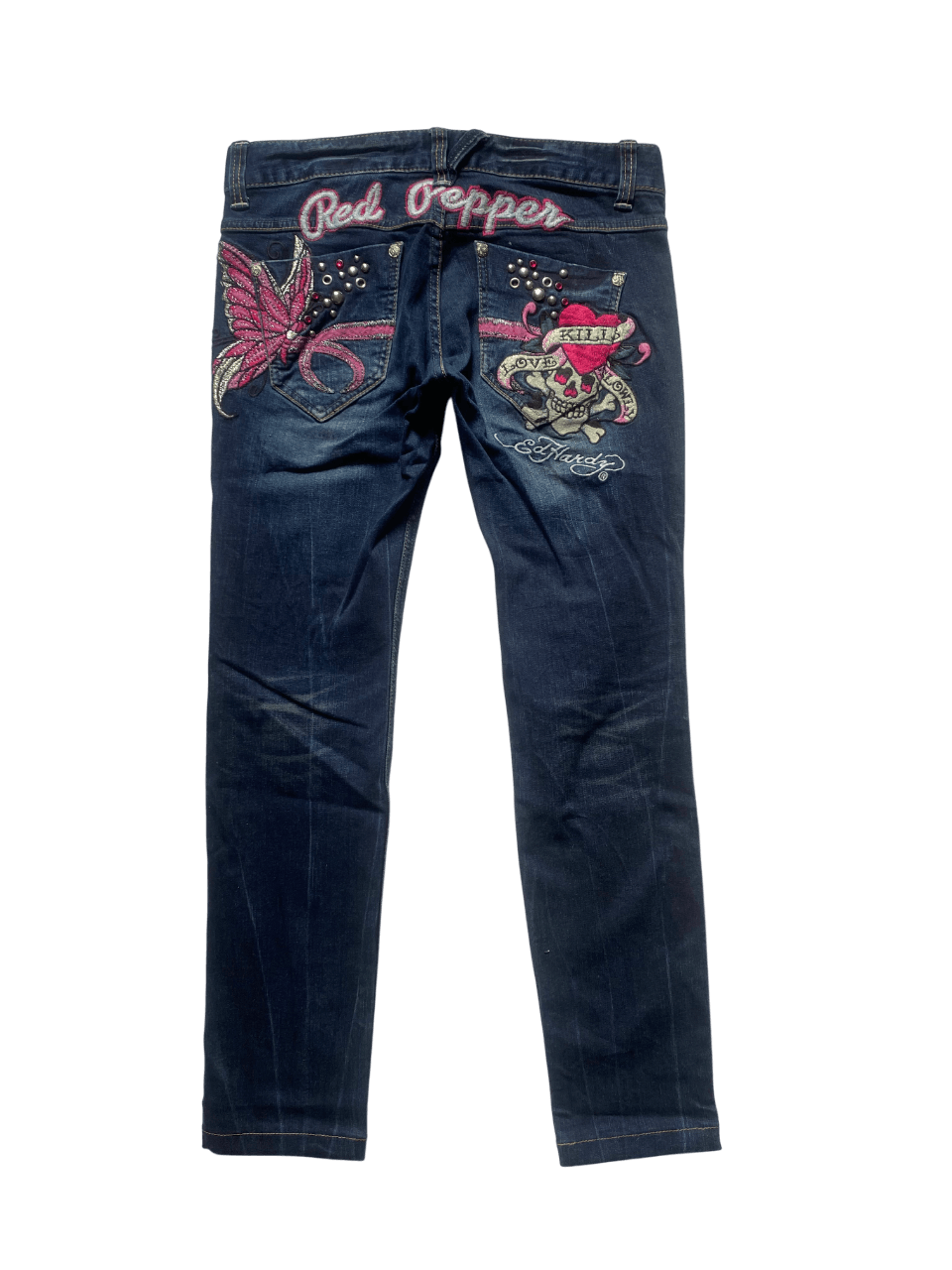 Ed Hardy Christian Audiger X Red Pepper Jeans