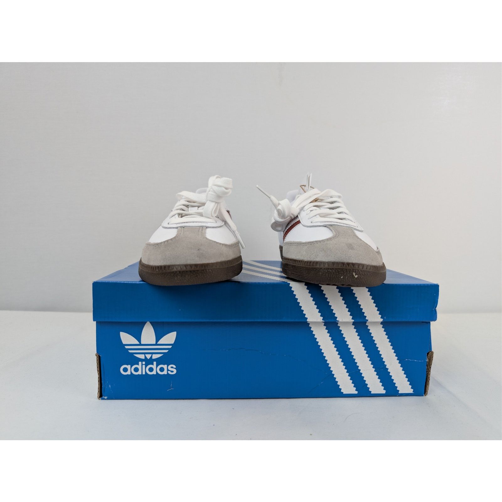 Adidas o1rshd1 Samba OG Sneaker in Footwear White / Preloved Ruby Size US 8.5 / EU 41-42 - 16 Thumbnail