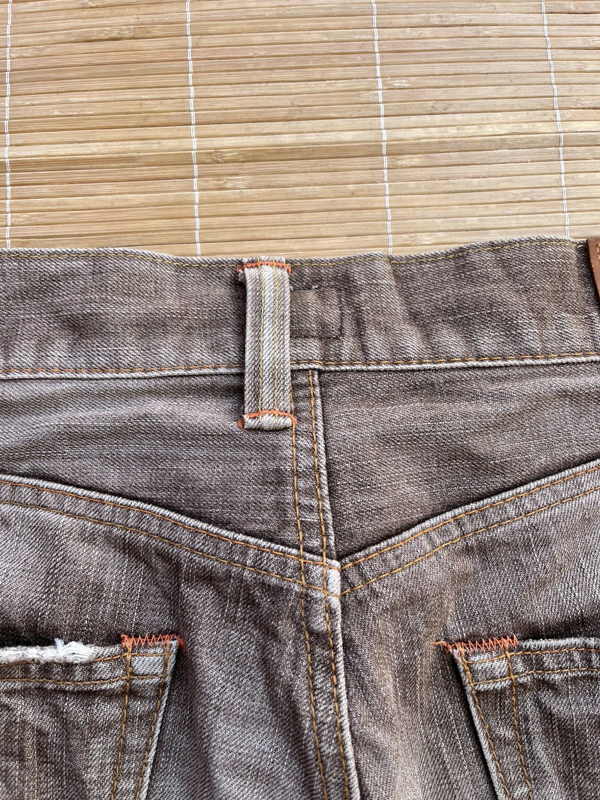 Edwin Vintage Edwin 505zx selvedge denim distress Size US 35 - 17 Thumbnail