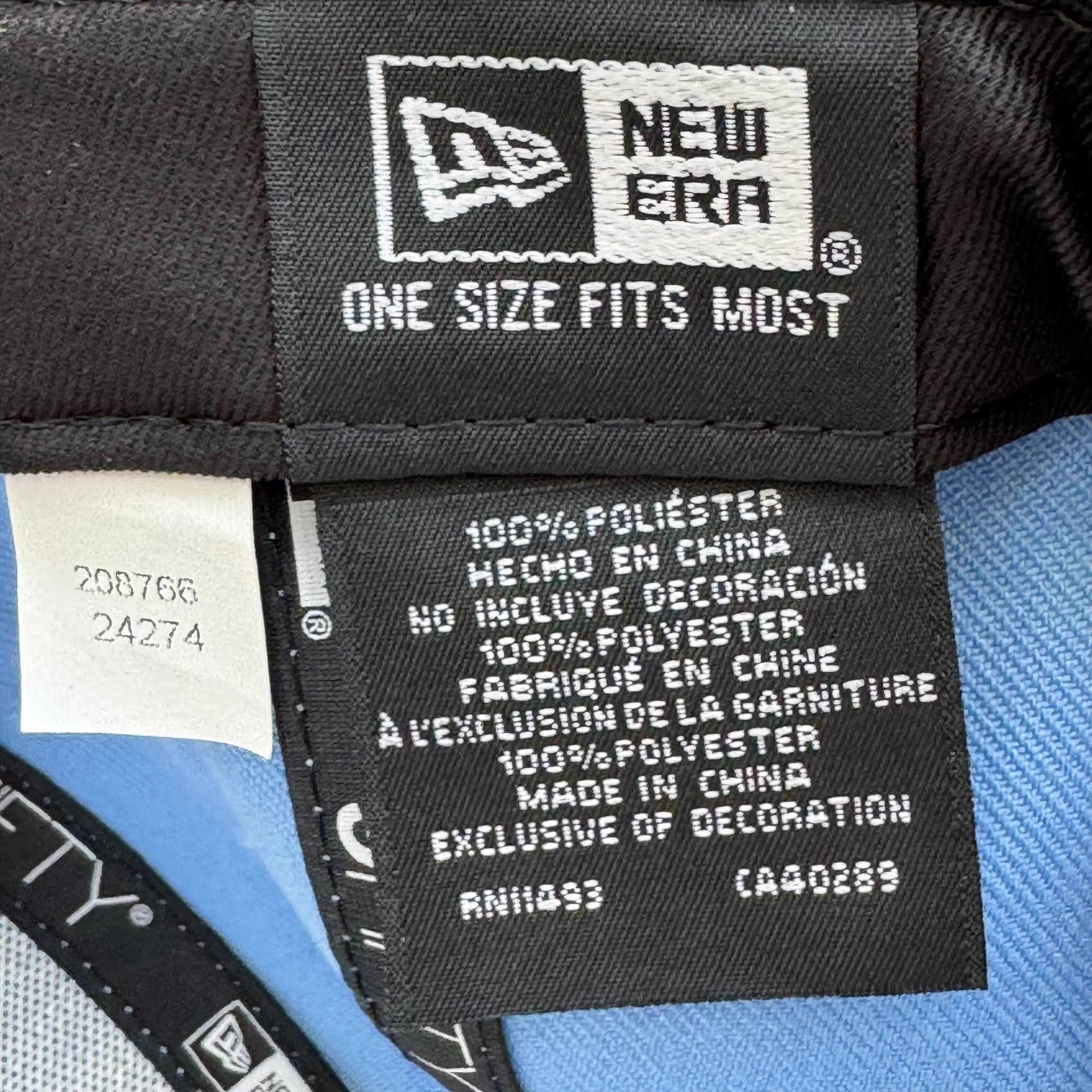 New Era New Era Baseball Cap Flat Brim Hat Q5 Size ONE SIZE - 5 Thumbnail