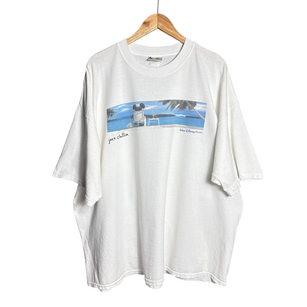 Disney × Mickey Mouse × Vintage Vintage Mickey Mouse Just Chillin Walt Disney T-Shirt Size US XXL / EU 58 / 5 - 1 Thumbnail