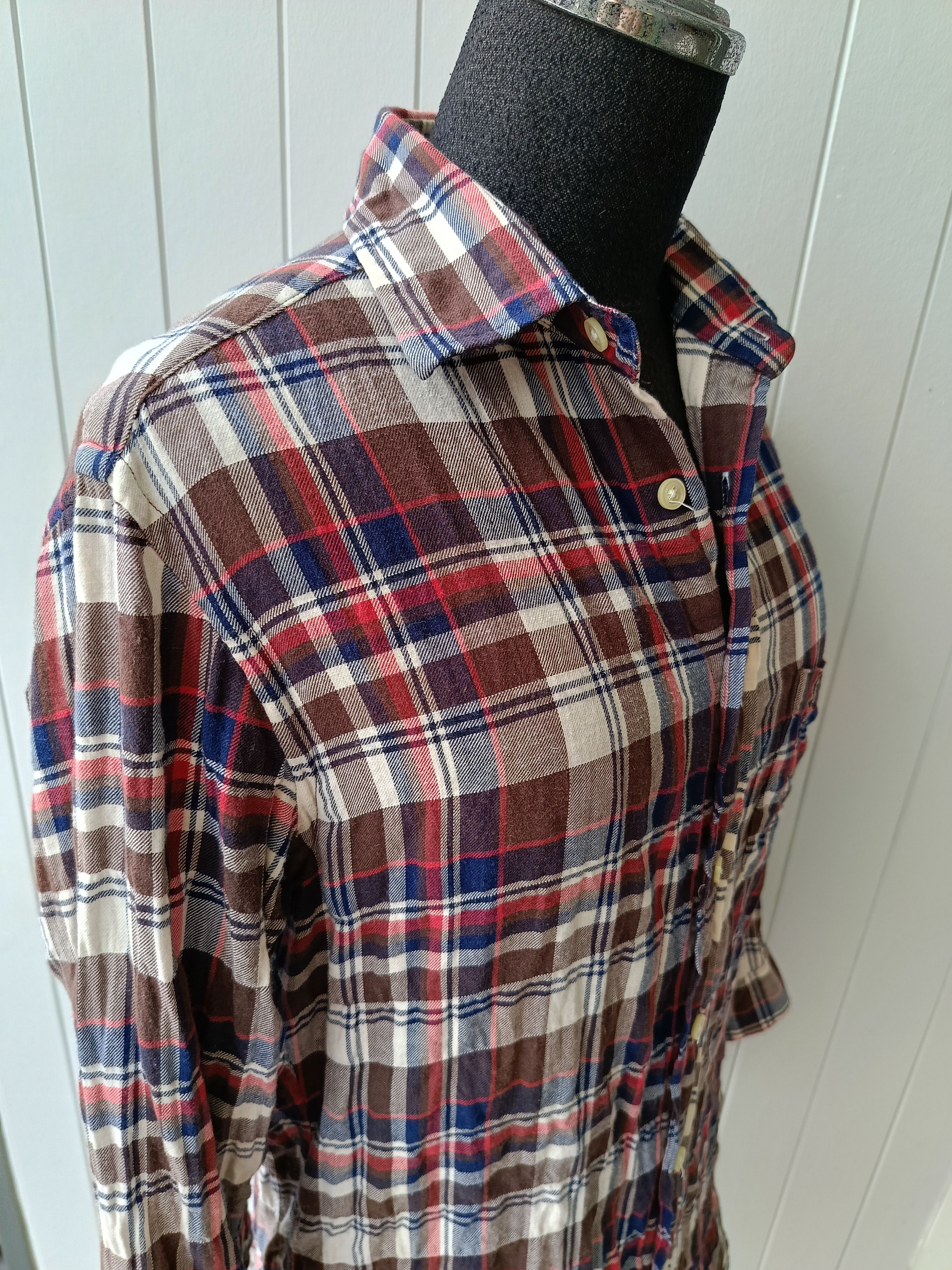 United Arrows UNITED ARROWS Green Label Relaxing unisex 3/4 sleeve shirt Size US S / EU 44-46 / 1 - 6 Thumbnail