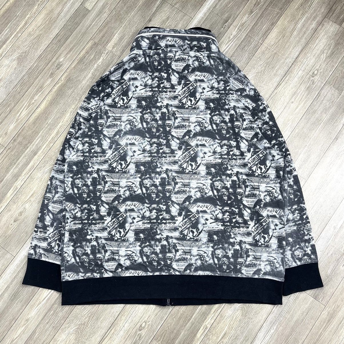 Affliction × If Six Was Nine × Japanese Brand Japanese Brand Full Print Grunge Poem Skull Lgb Zip Hoodie Size US XL / EU 56 / 4 - 15 Thumbnail