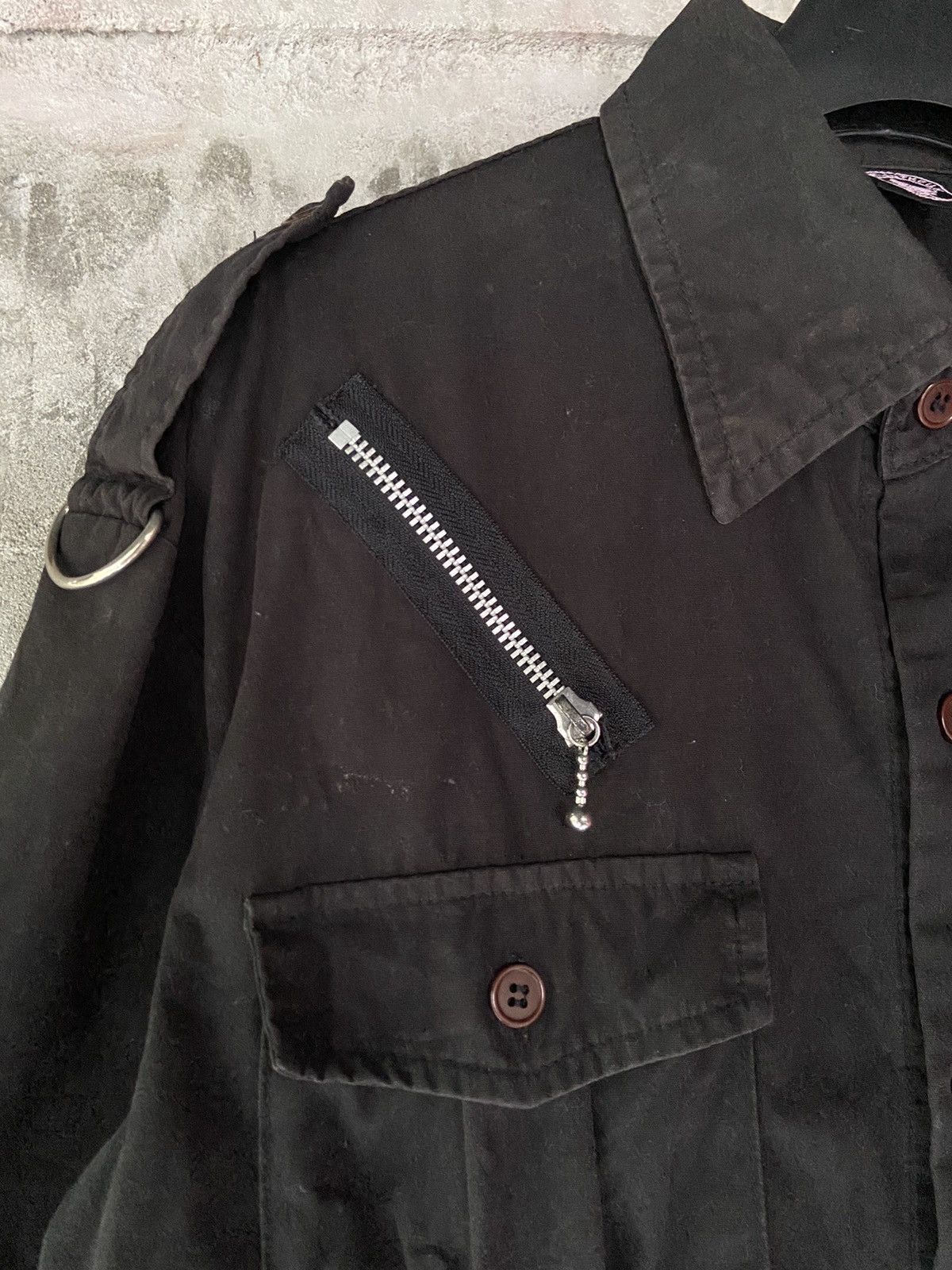 Hysteric Glamour × If Six Was Nine × Japanese Brand KEYSTATION THE U.K PUNK BUTTON UP BALCK SHIRT Size US M / EU 48-50 / 2 - 9 Thumbnail