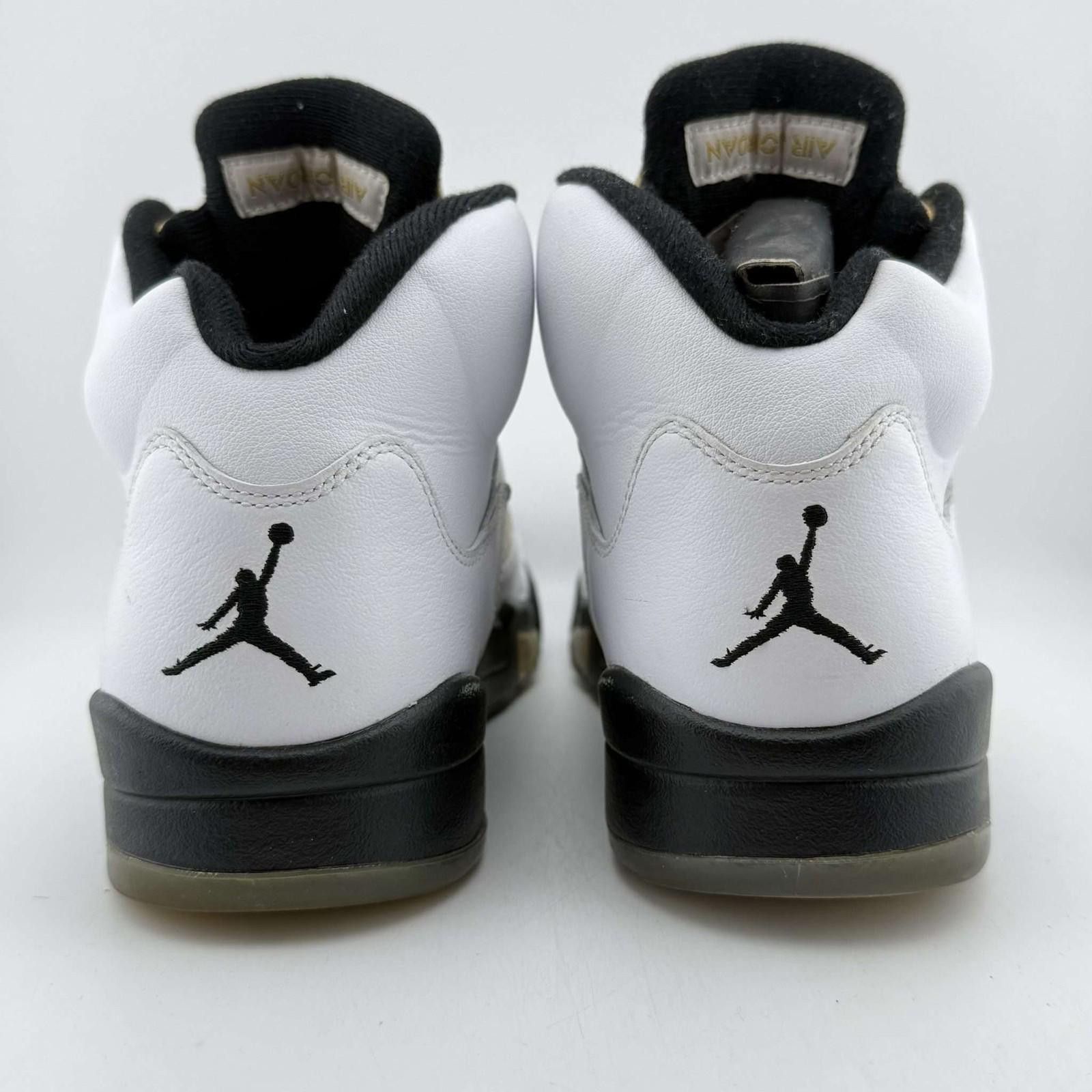 Jordan Brand Air Jordan 5 Retro White/Black-Metallic Gold Coin 8.5 Size US 8.5 / EU 41-42 - 5 Thumbnail