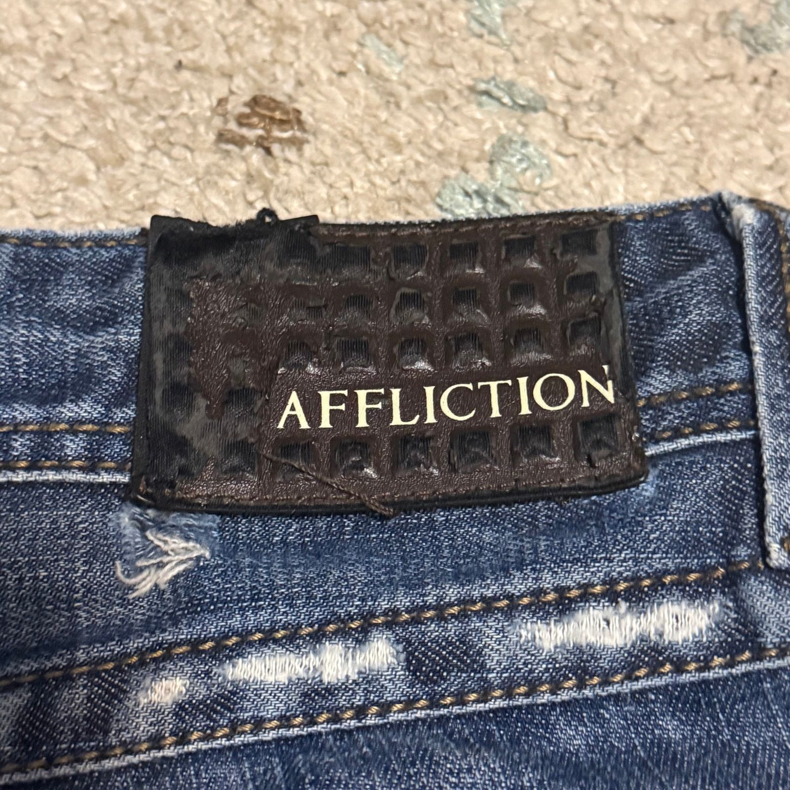 Affliction Affliction Cooper Relaxed Bootcut Jeans 32x34 Distressed Size US 32 / EU 48 - 5 Thumbnail