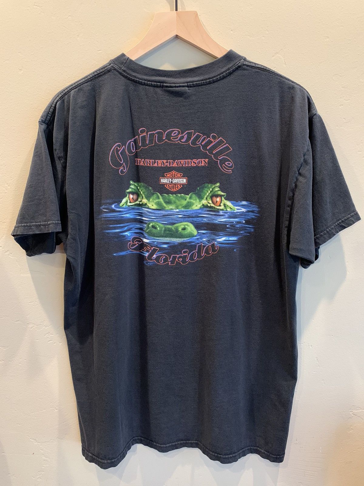 Harley Davidson × Vintage *RARE* Vintage Harley Davidson Gainesville Florida T-Shirt L Size US L / EU 52-54 / 3 - 2 Thumbnail