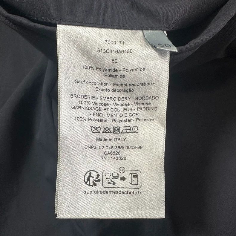 Dior Dior Embroidered solid colour zipper stand-up collar long- Size US M / EU 48-50 / 2 - 7 Thumbnail