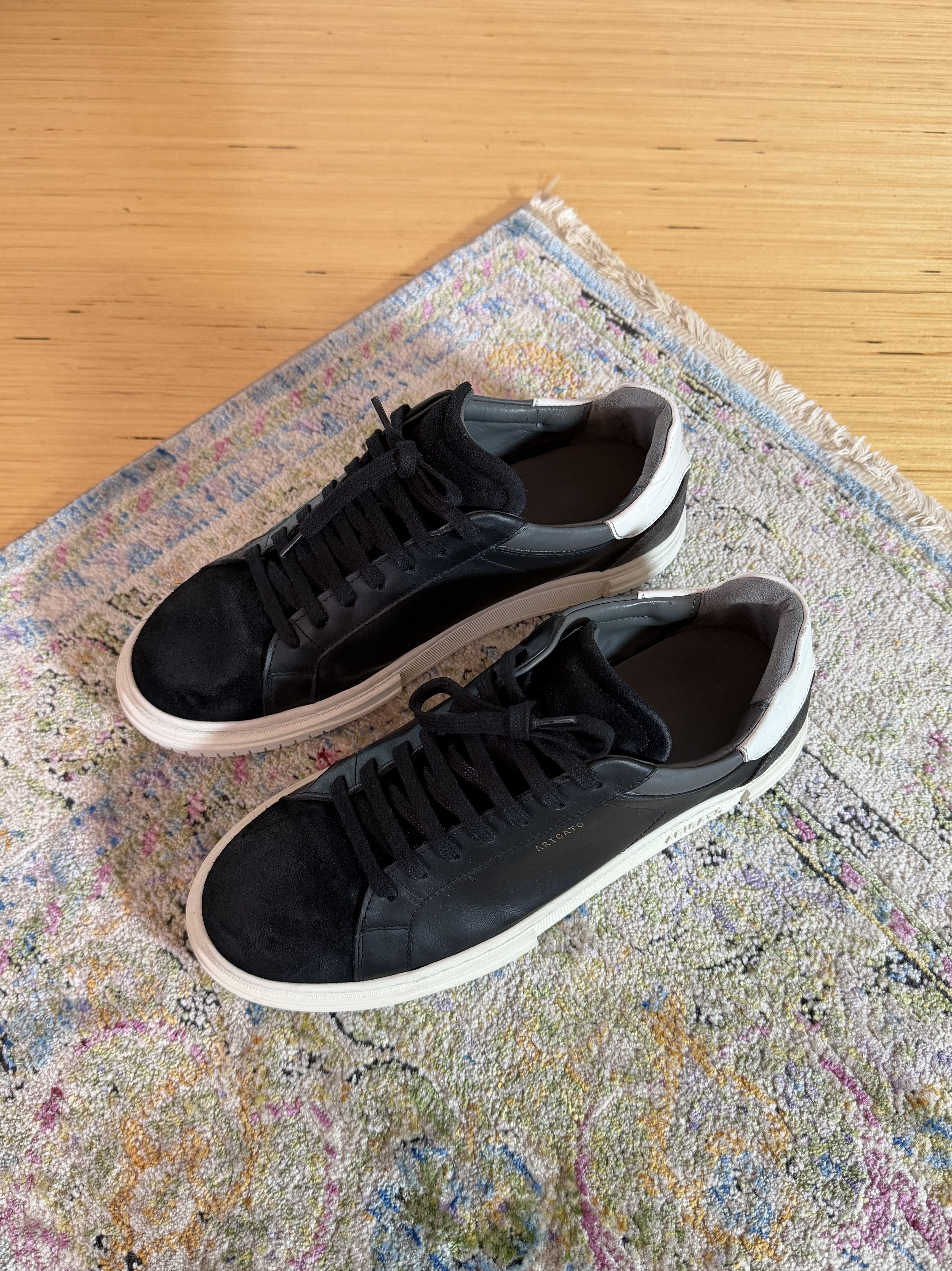 Axel Arigato Axel Arigato Atlas Black Suede Sneakers Size US 11 / EU 44 - 1 Thumbnail